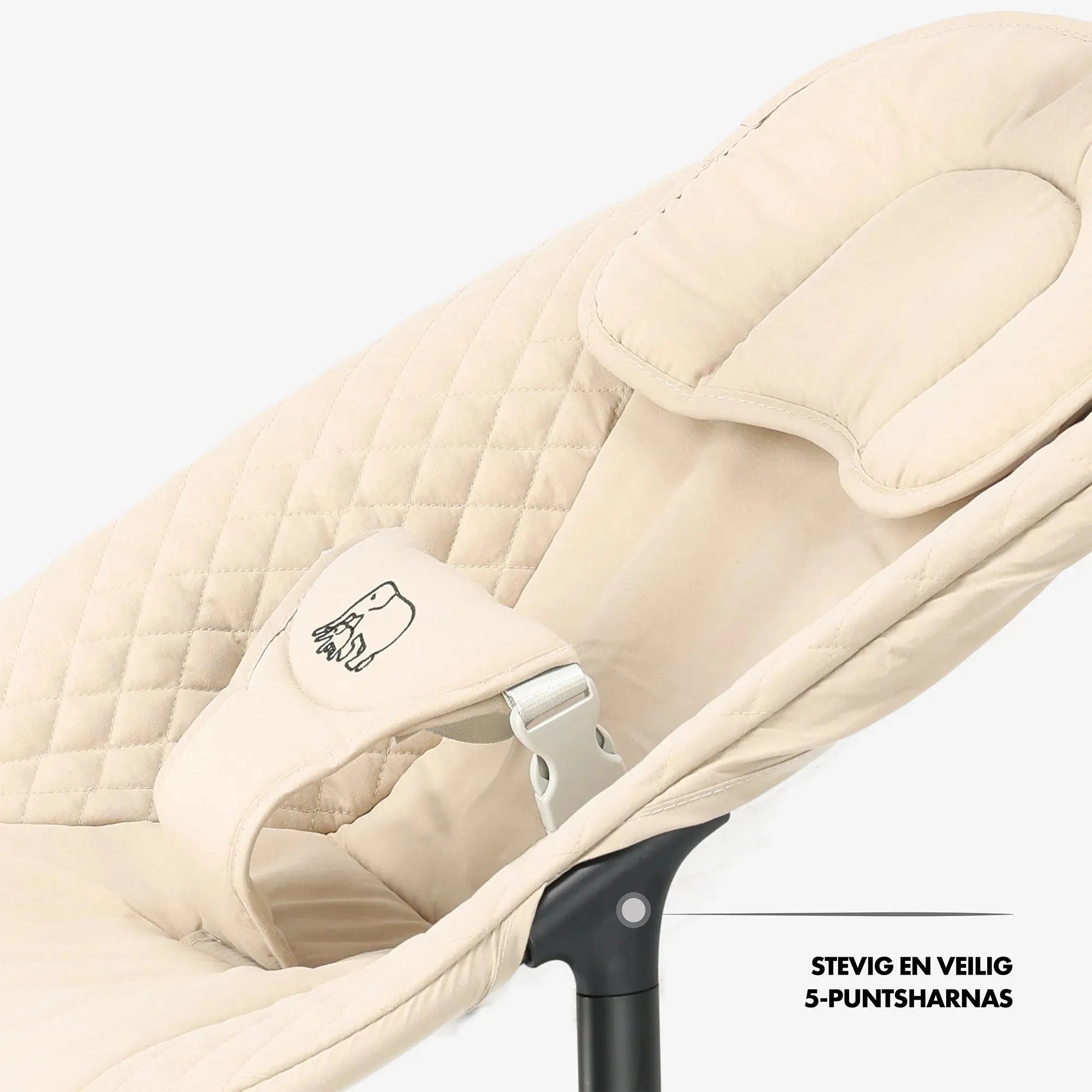 Jacky Cream Electric Baby Swing