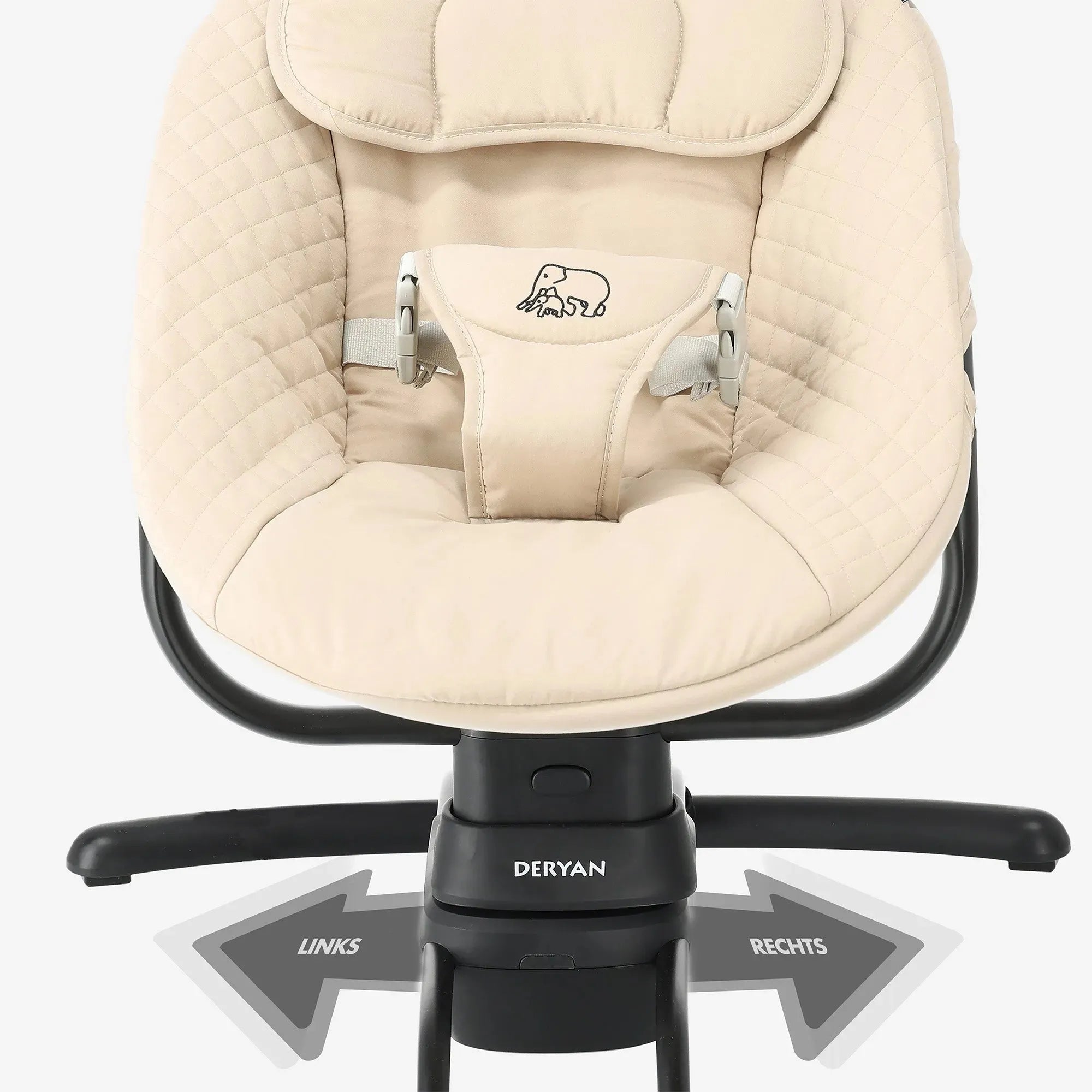 Jacky Cream Electric Baby Swing