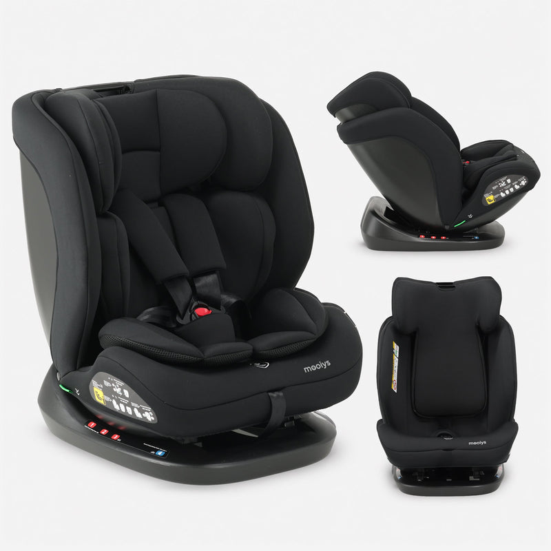 Silla de coche Bella i-Size - Apta para niños de 40 a 150 cm - Orientación hacia atrás y hacia delante - Se fija con el cinturón de seguridad