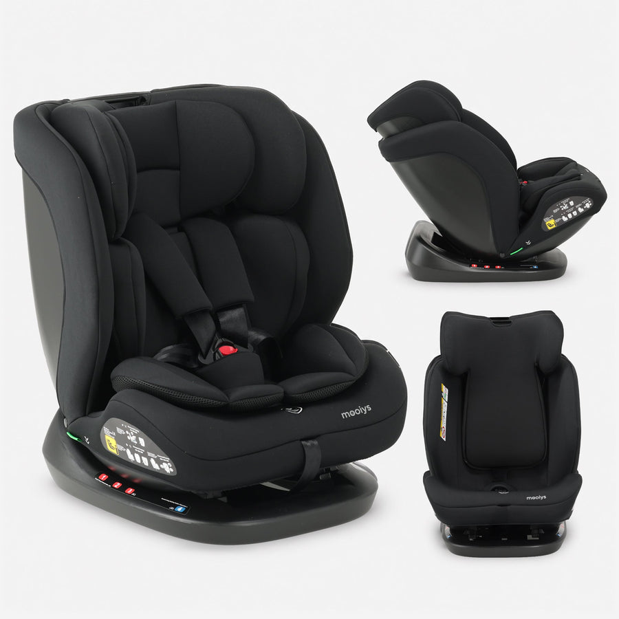 Bella i-Size Car Seat - Suitable for children from 40 to 150 cm - Rear-Facing & Forward-Facing - Secures with a seat belt