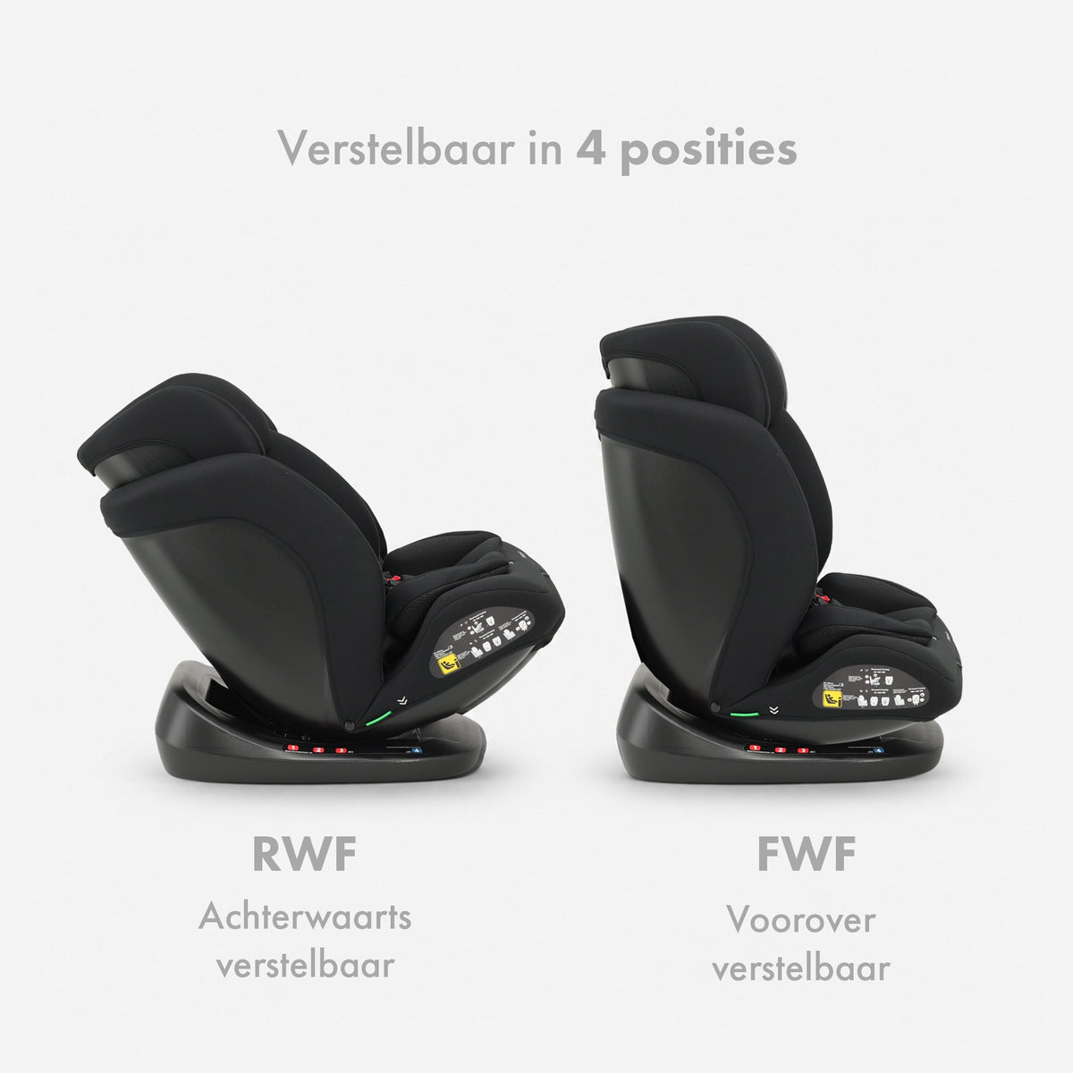 Bella i-Size Autostoel - Geschikt vanaf 40 tot 150 cm - Achterwaarts & Voorwaarts - Te bevestigen met gordel