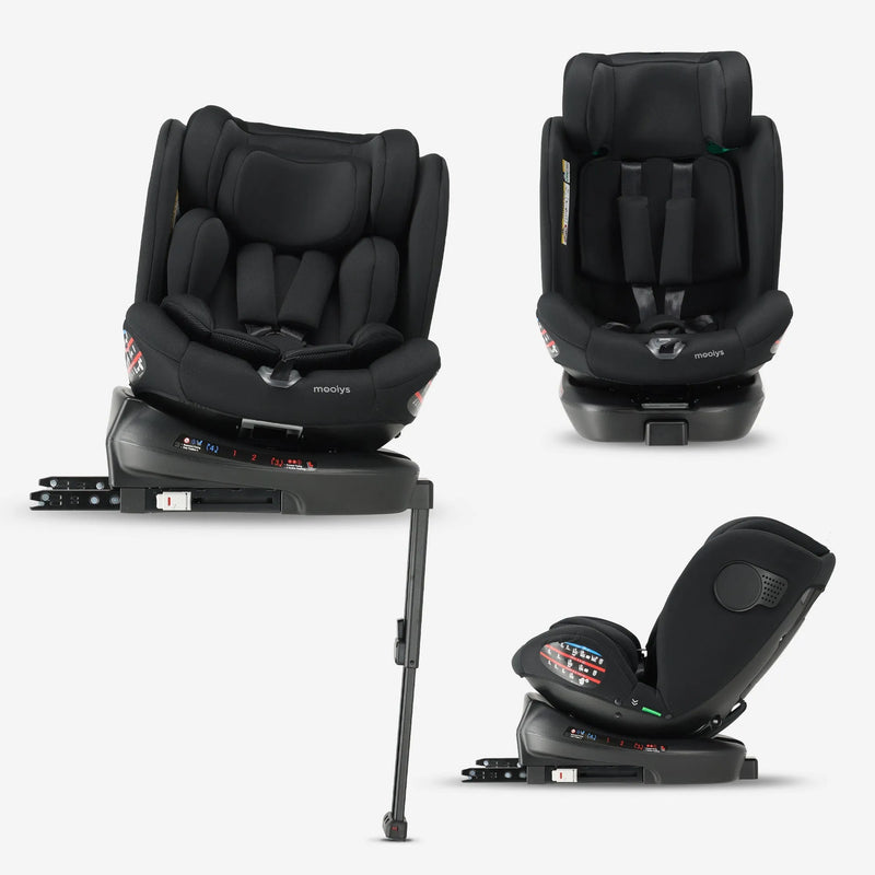 Siège auto Indy Luxe i-Size - Rotation à 360° - Isofix - Noir