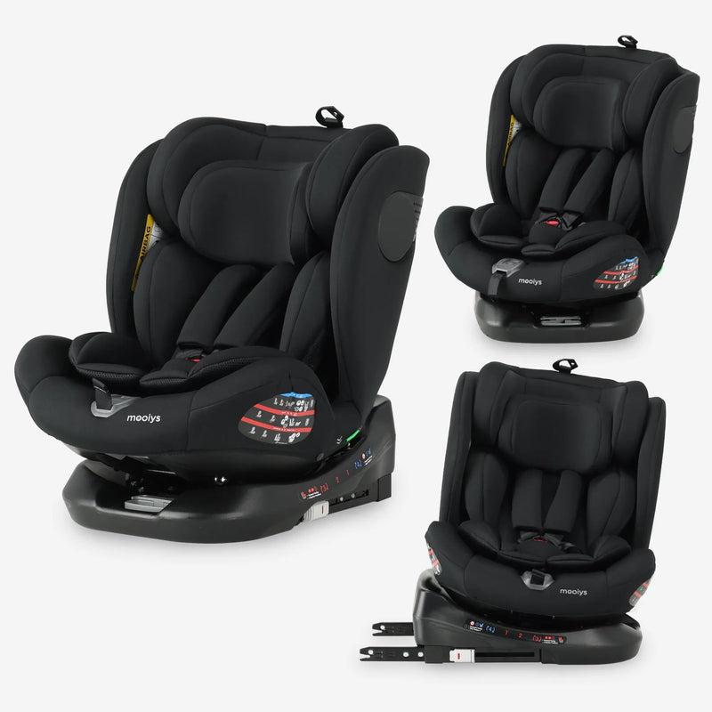 Siège auto Kaya Luxe I-Size - Rotation à 360° - Isofix - Noir