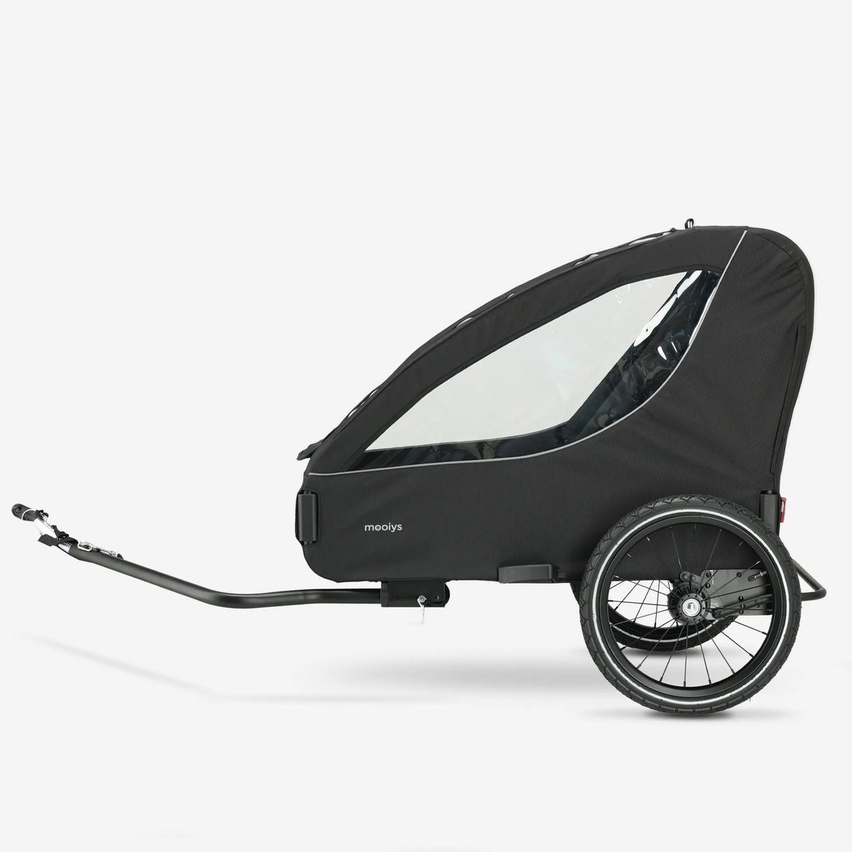 Remolque de bicicleta de lujo para 2 personas - Negro