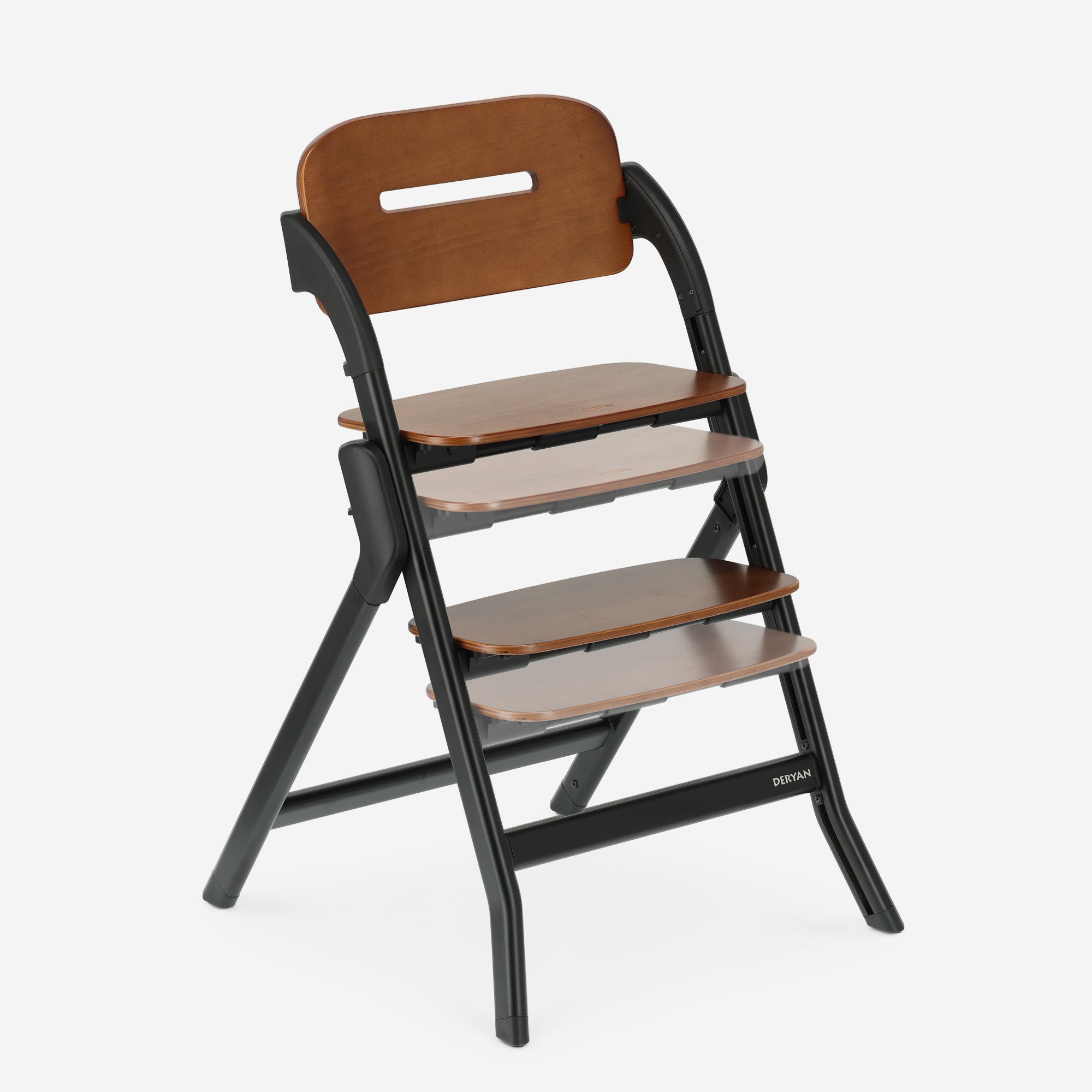 Seggiolone Oak Luxe con sdraietta - Nero