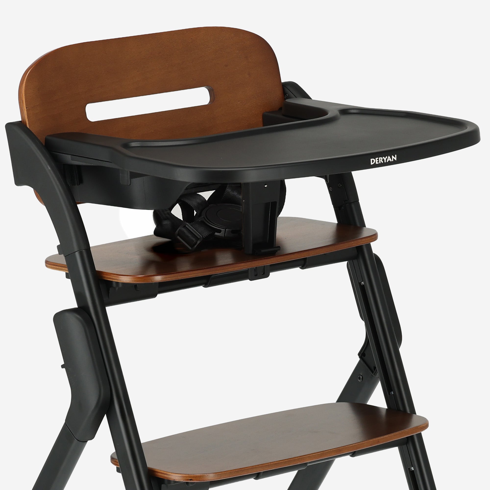 Seggiolone Oak Luxe con sdraietta - Nero