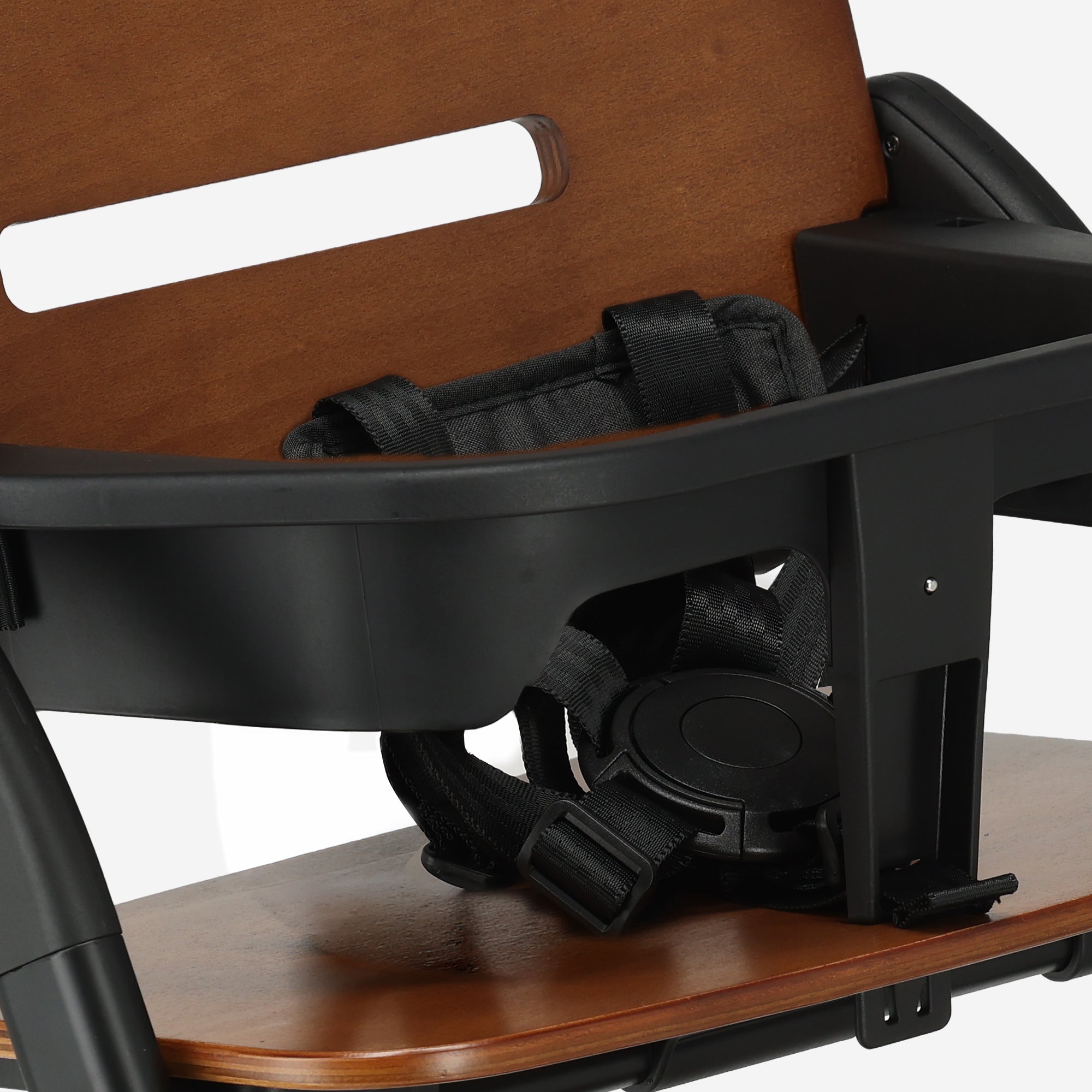 Seggiolone Oak Luxe con sdraietta - Nero