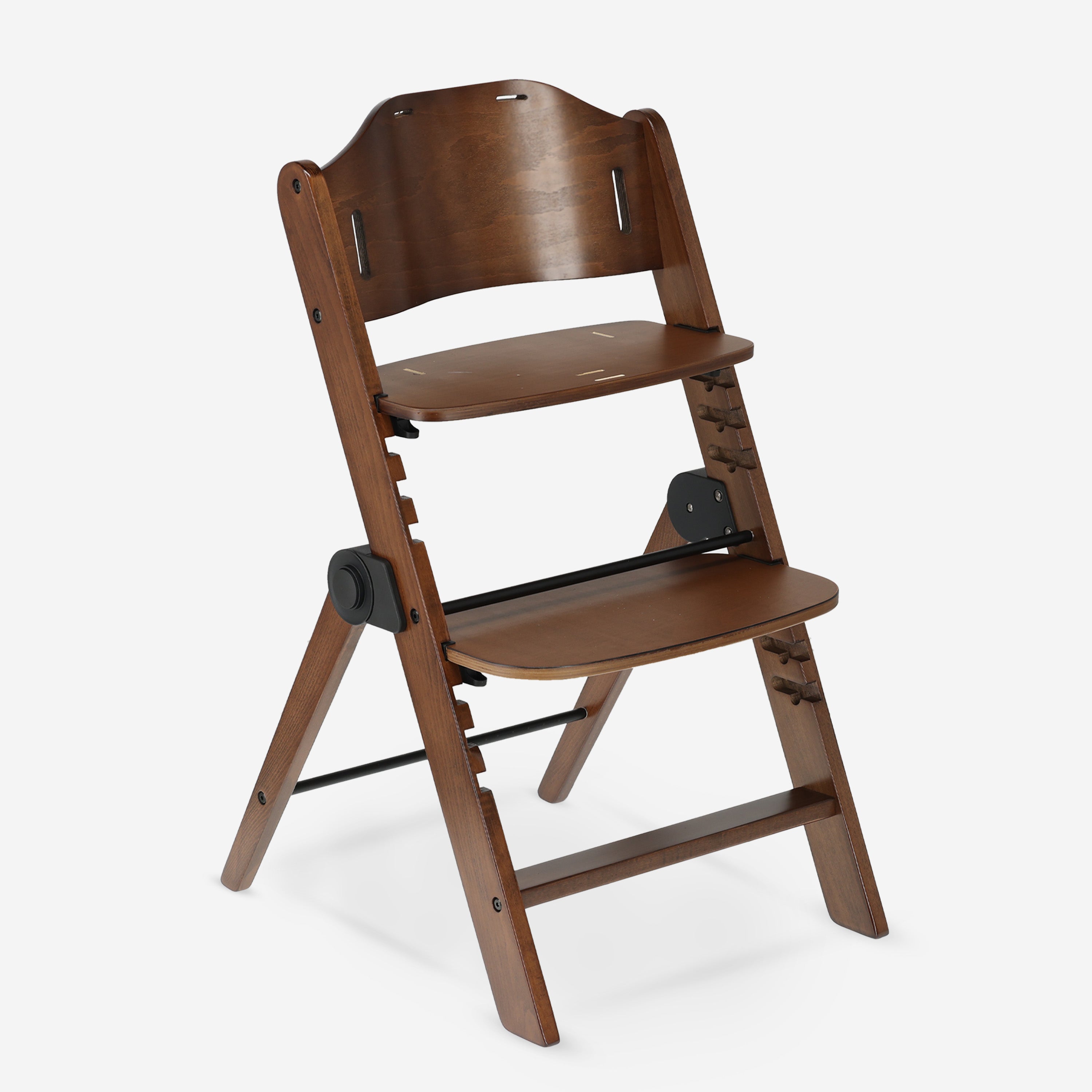 Odin Luxe Houten Meegroeistoel Kinderstoel - Inclusief Eetblad - Verstelbare Kinderstoel - Warm Brown