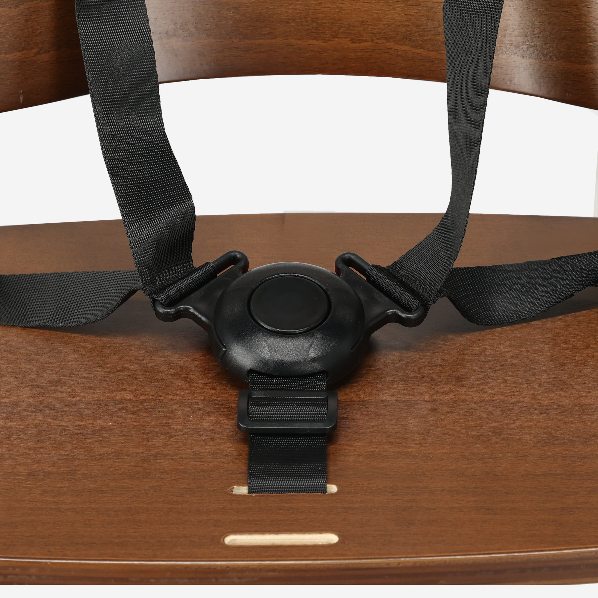 Odin Luxe Houten Meegroeistoel Kinderstoel met Bouncer - Inclusief Eetblad - Verstelbare Kinderstoel - Wood/Nougat