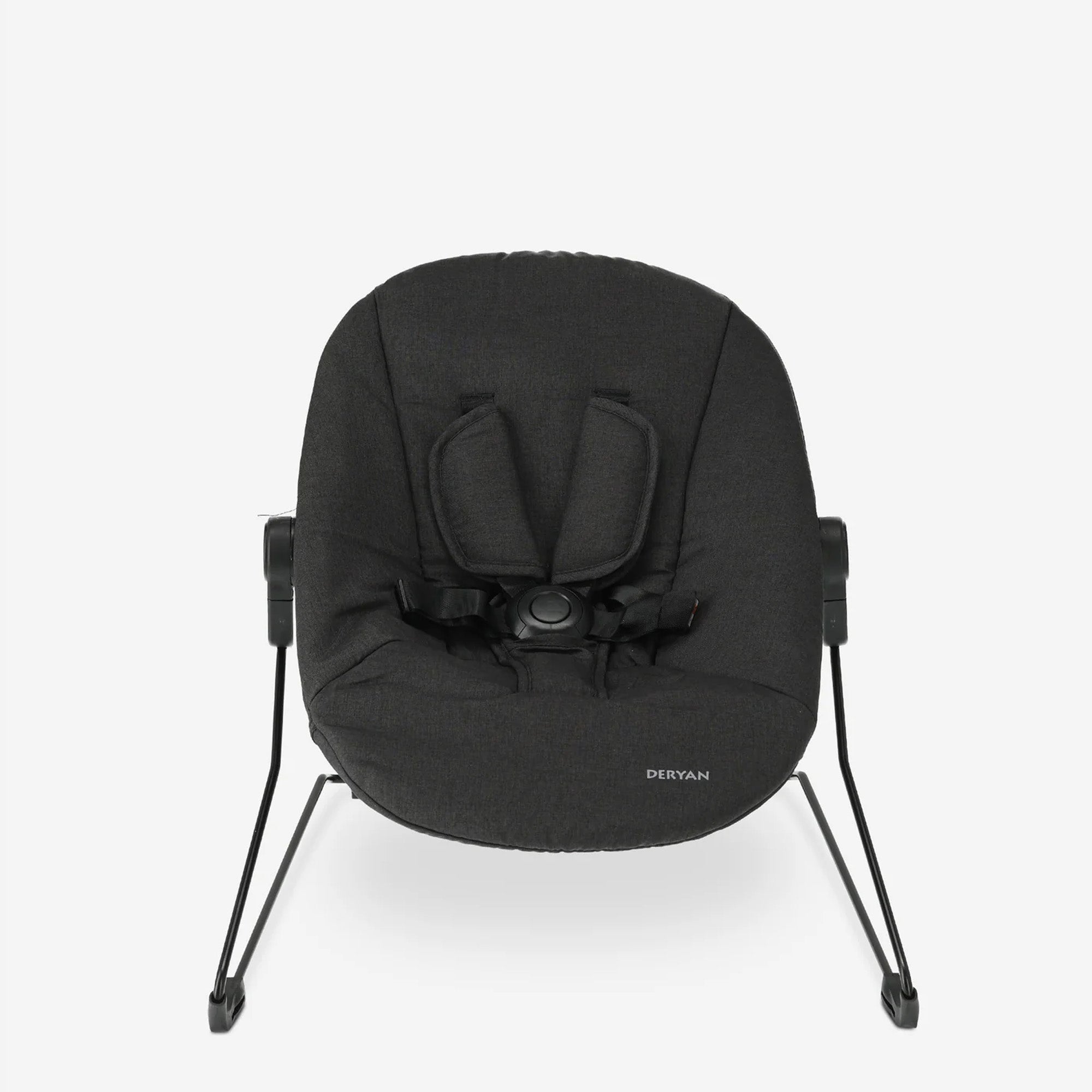 Odin Luxe Houten Meegroeistoel Kinderstoel met Bouncer - Inclusief Eetblad - Verstelbare Kinderstoel - Wood/Zwart