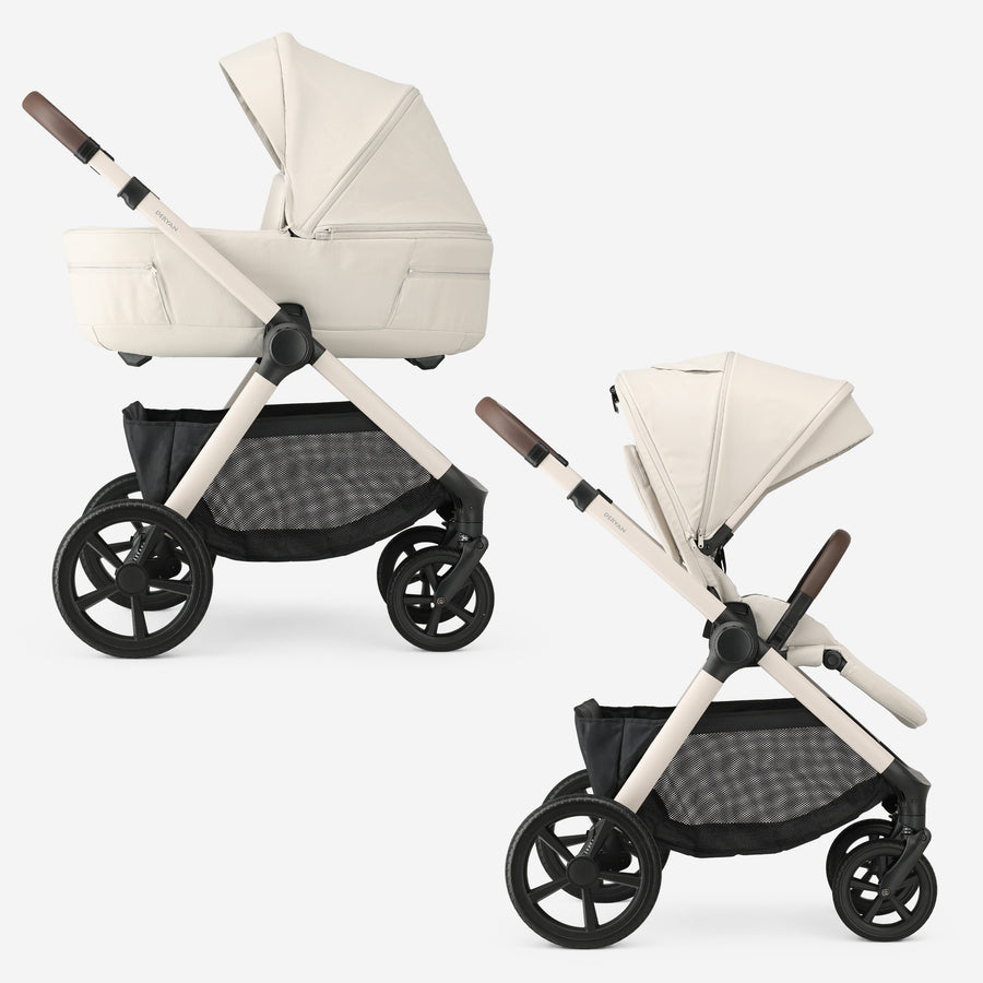 Otis 2-i-1 barnevogn, beige