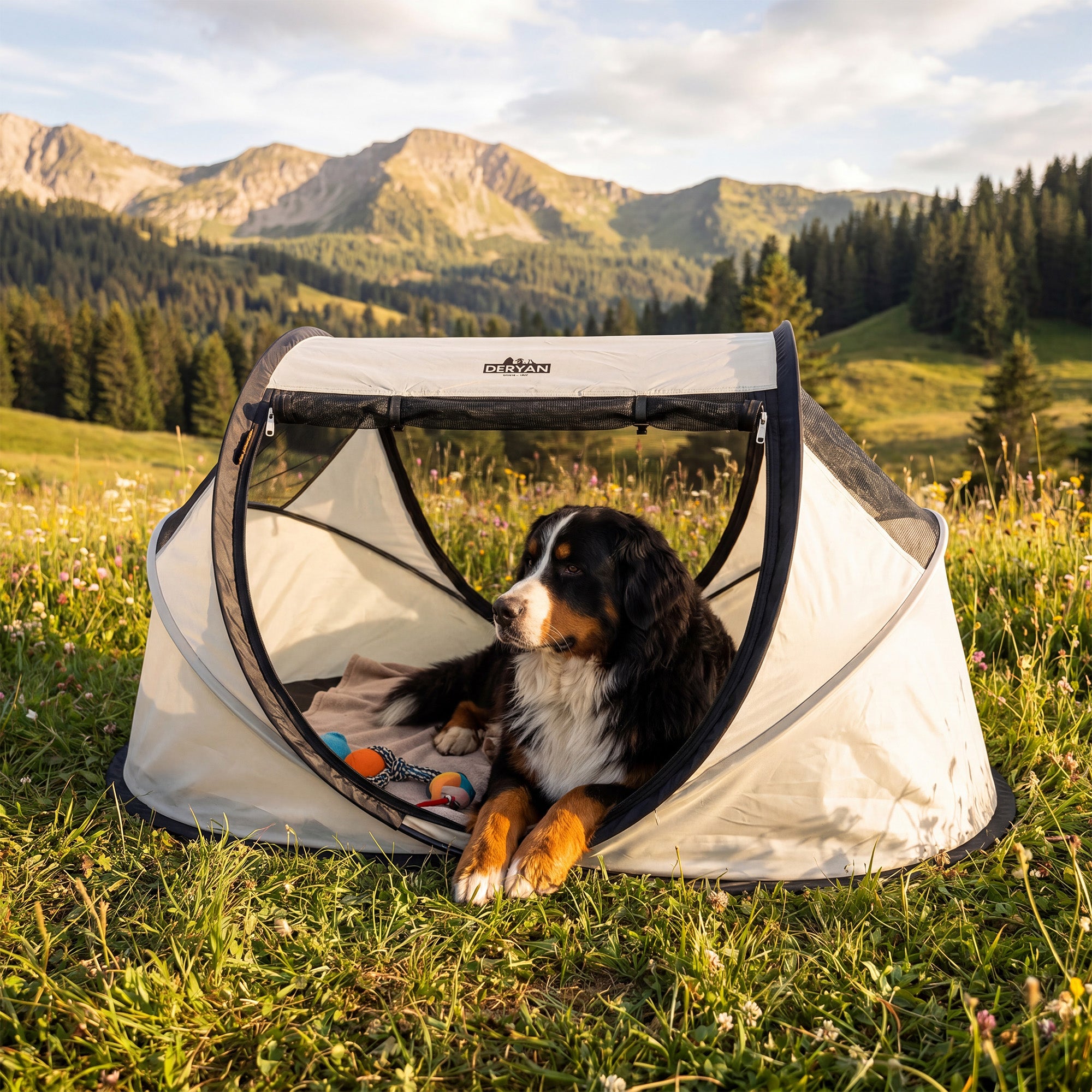 Enclos pour chiens et chats Dogs & Cats Pop-Up avec filet extra-épais