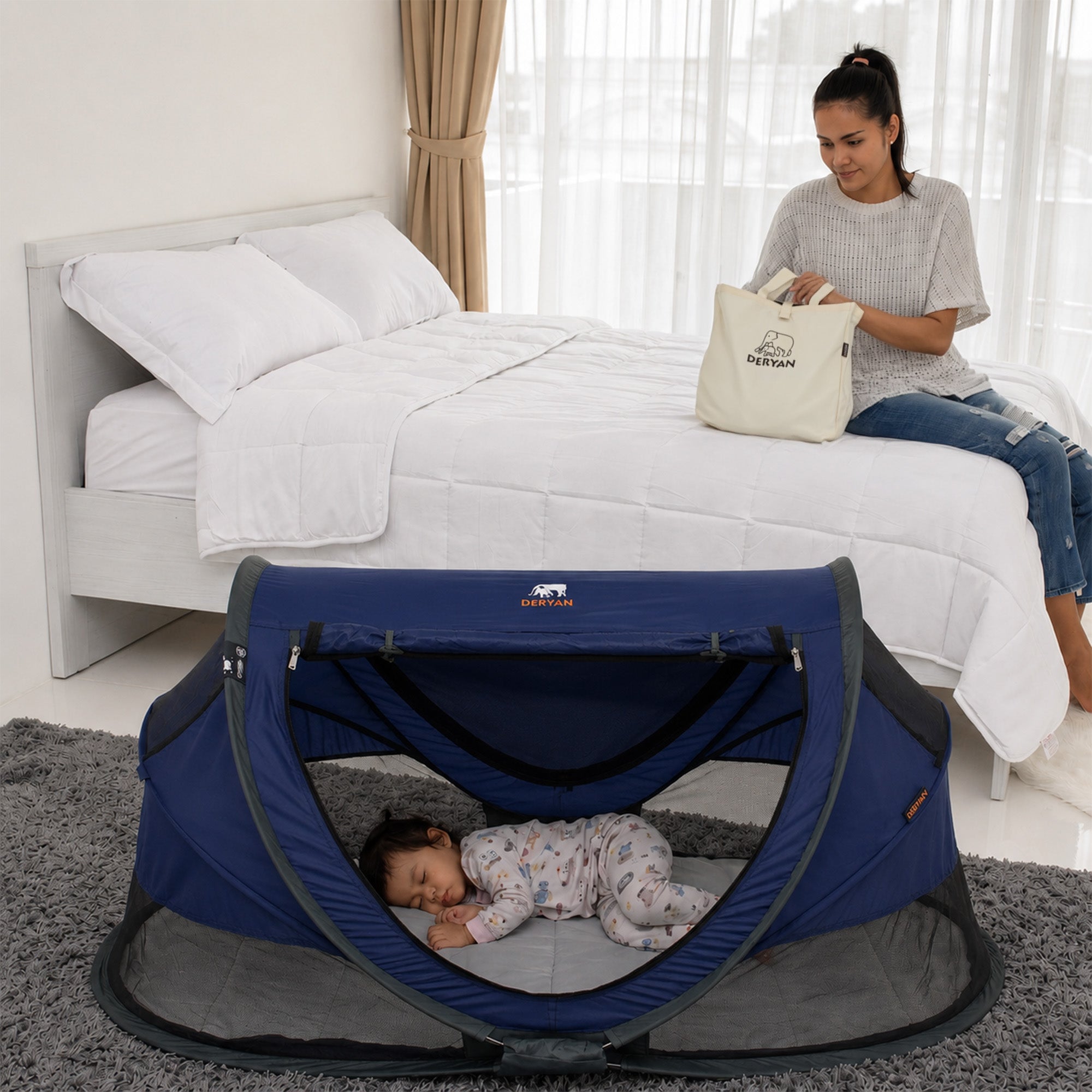 Toddler Luxe Navy