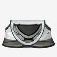 Peuter Luxe Silver reisbedje pop-up met muggennet <1 mm zelfopblaasbaar matras en 50% UV-bescherming