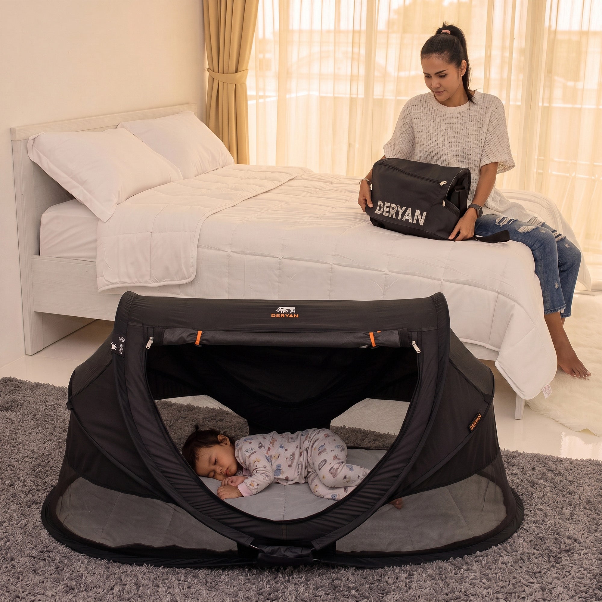 Peuter Luxe Schwarz