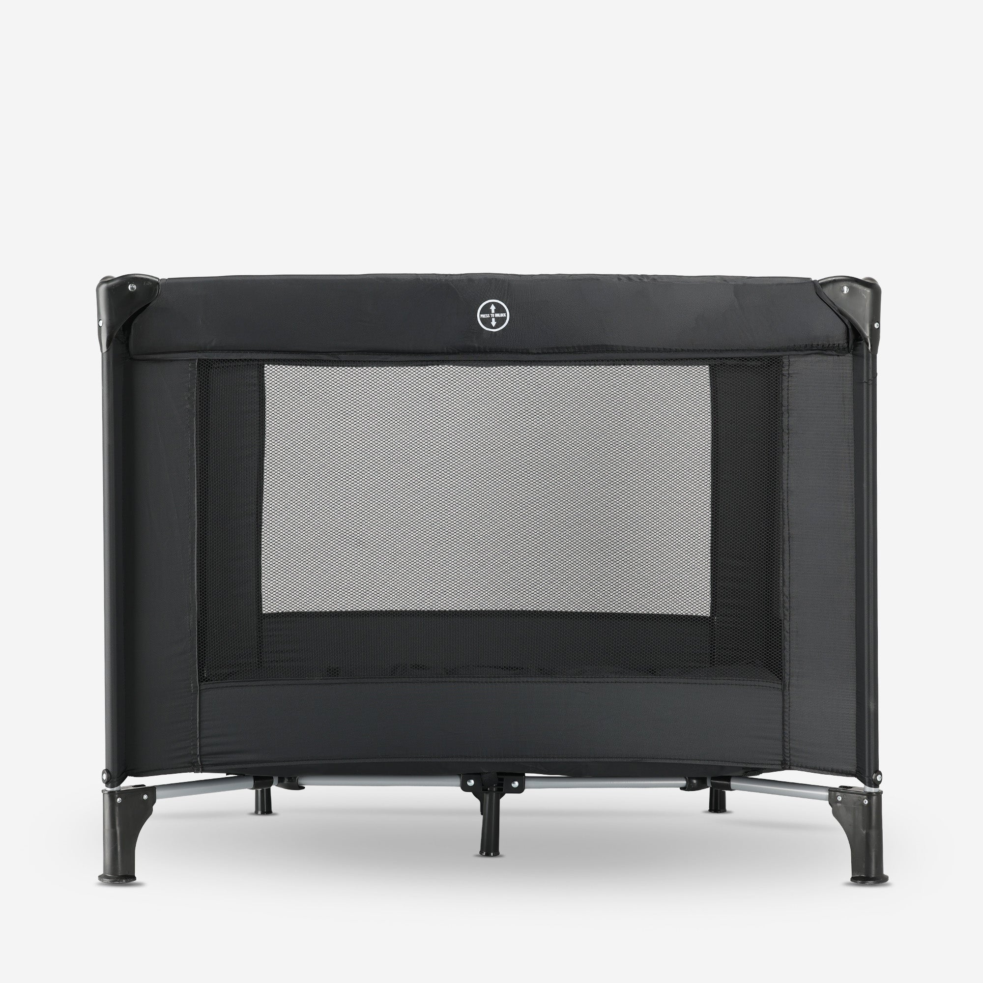 Parc pliable pour enfants 100 x 100 cm - Noir