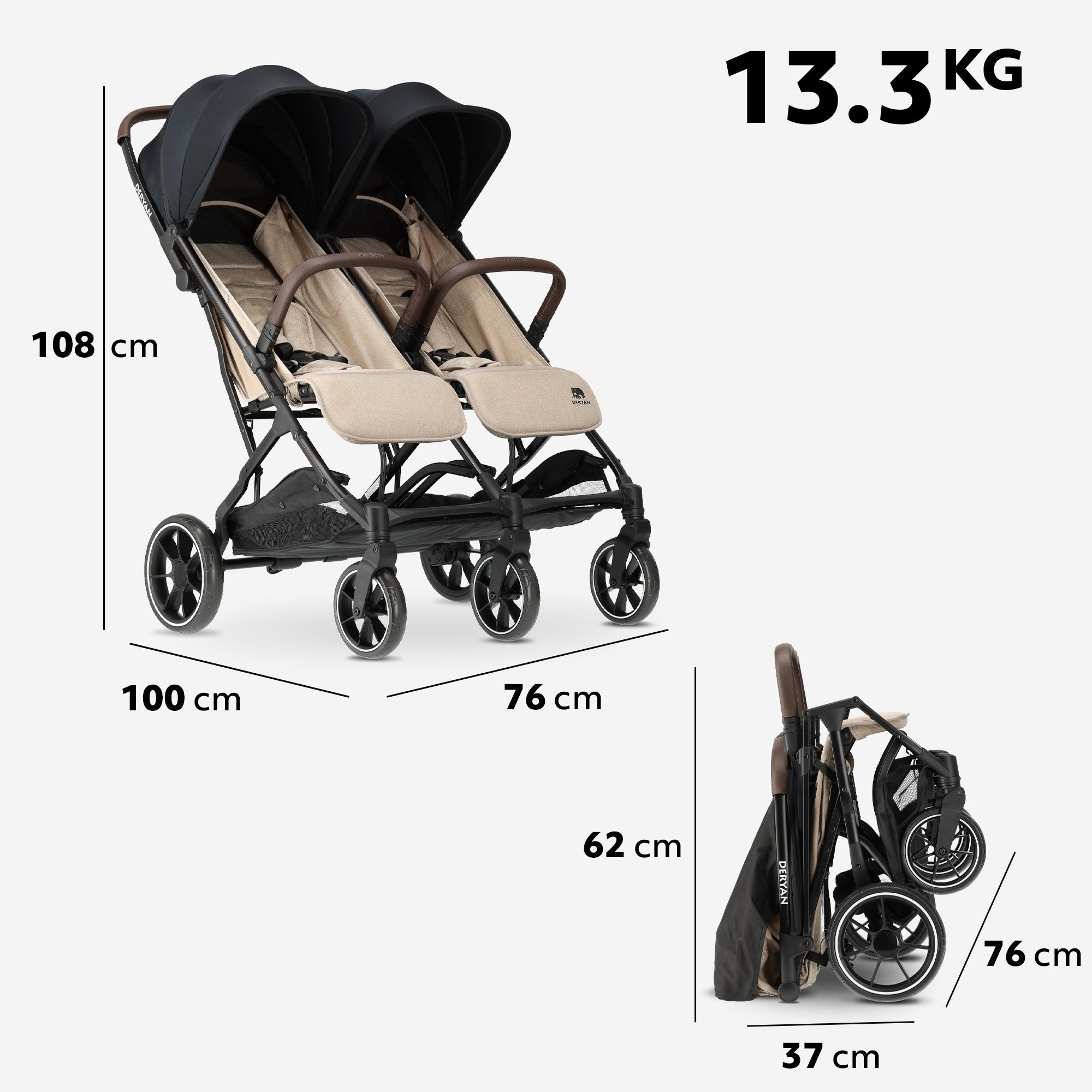 Rolo DuoBuggy X2 XL Nougat