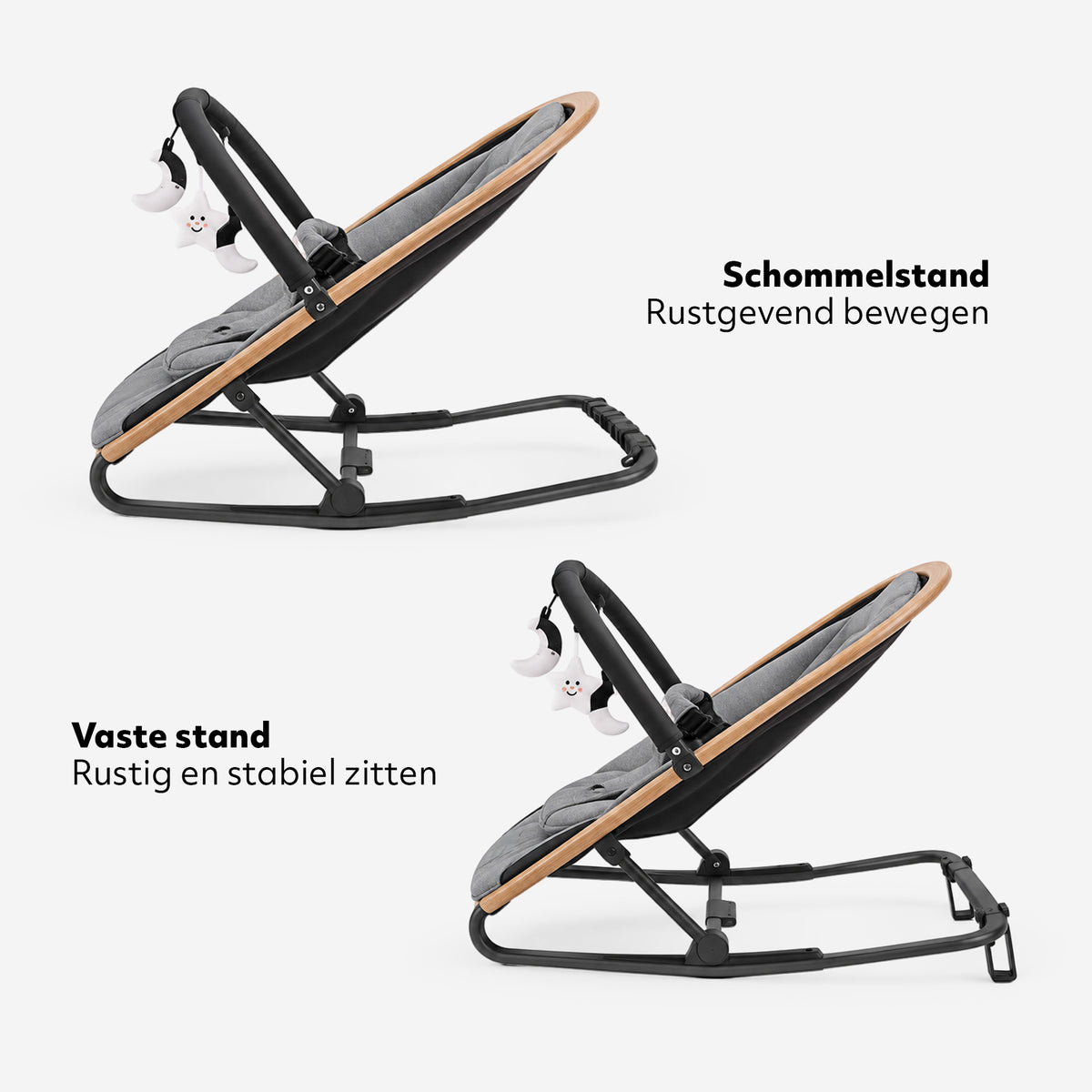 Vippestol Rocker Grå