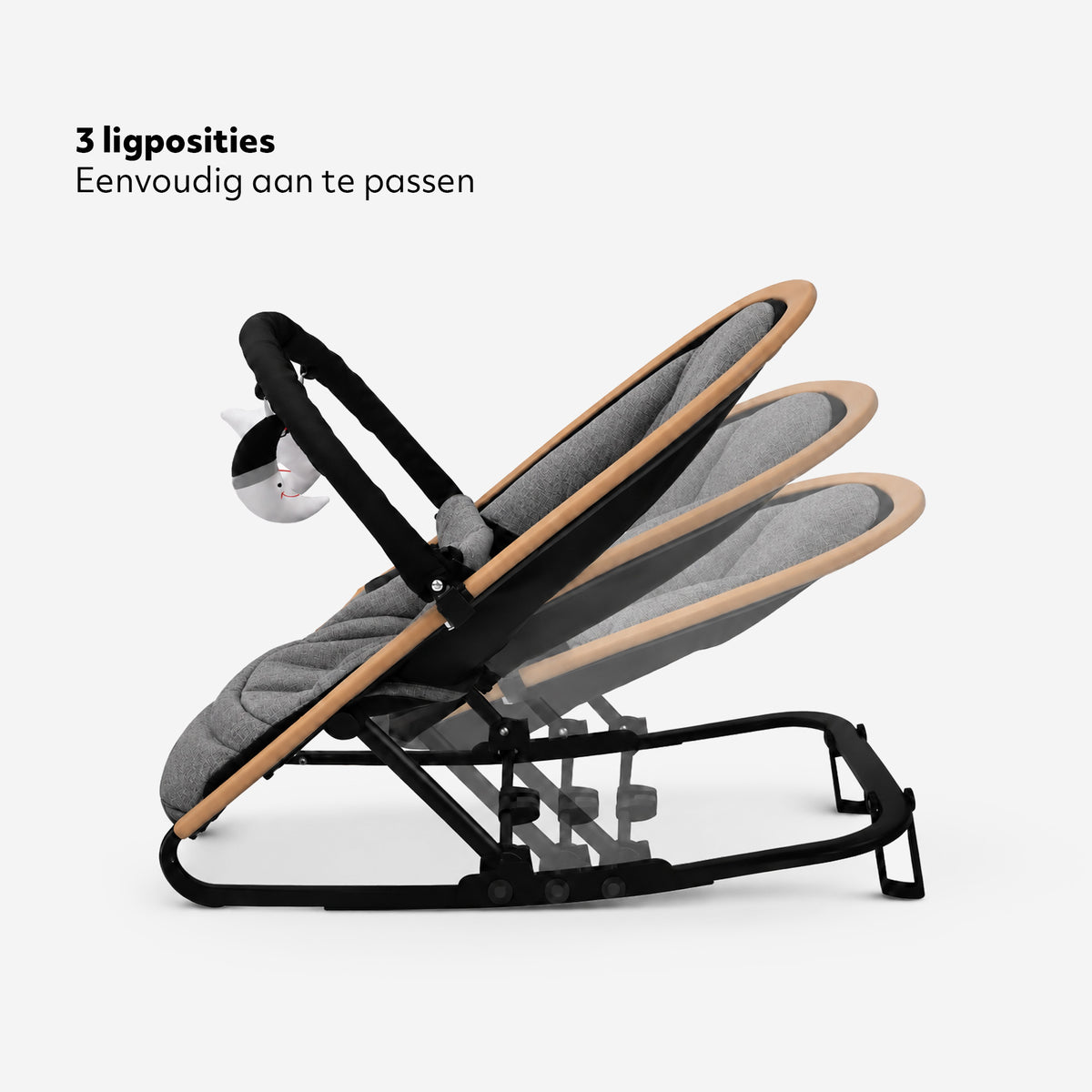 Vippestol Rocker Grå
