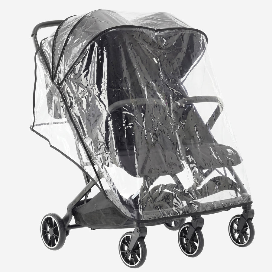 Housse de pluie pour poussette double Rolo X2 Duo