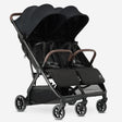 Rolo DuoBuggy X2 Black duo buggy 2-seater foldable compact lightweight frame for travel and everyday use