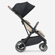 Rolo Buggy XL Nougat Compact Foldable Stroller with Extra-Spacious Seat