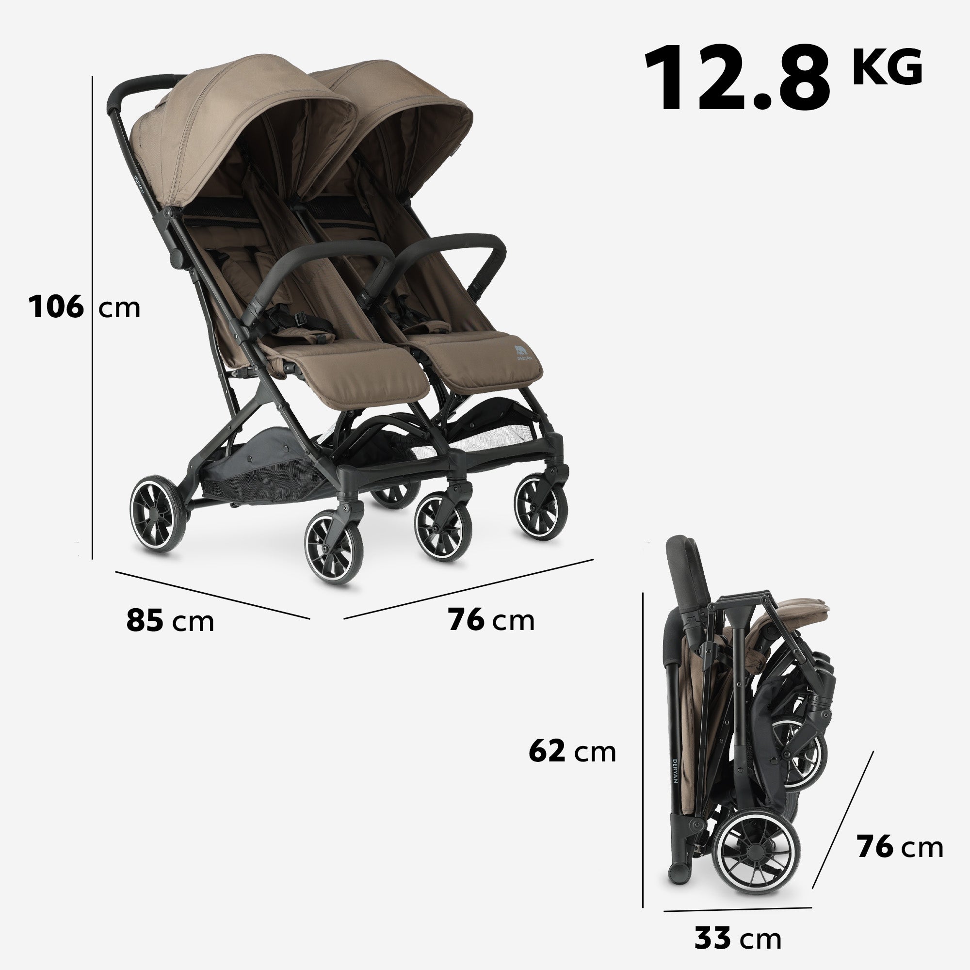Rolo DuoBuggy X2 Hazel