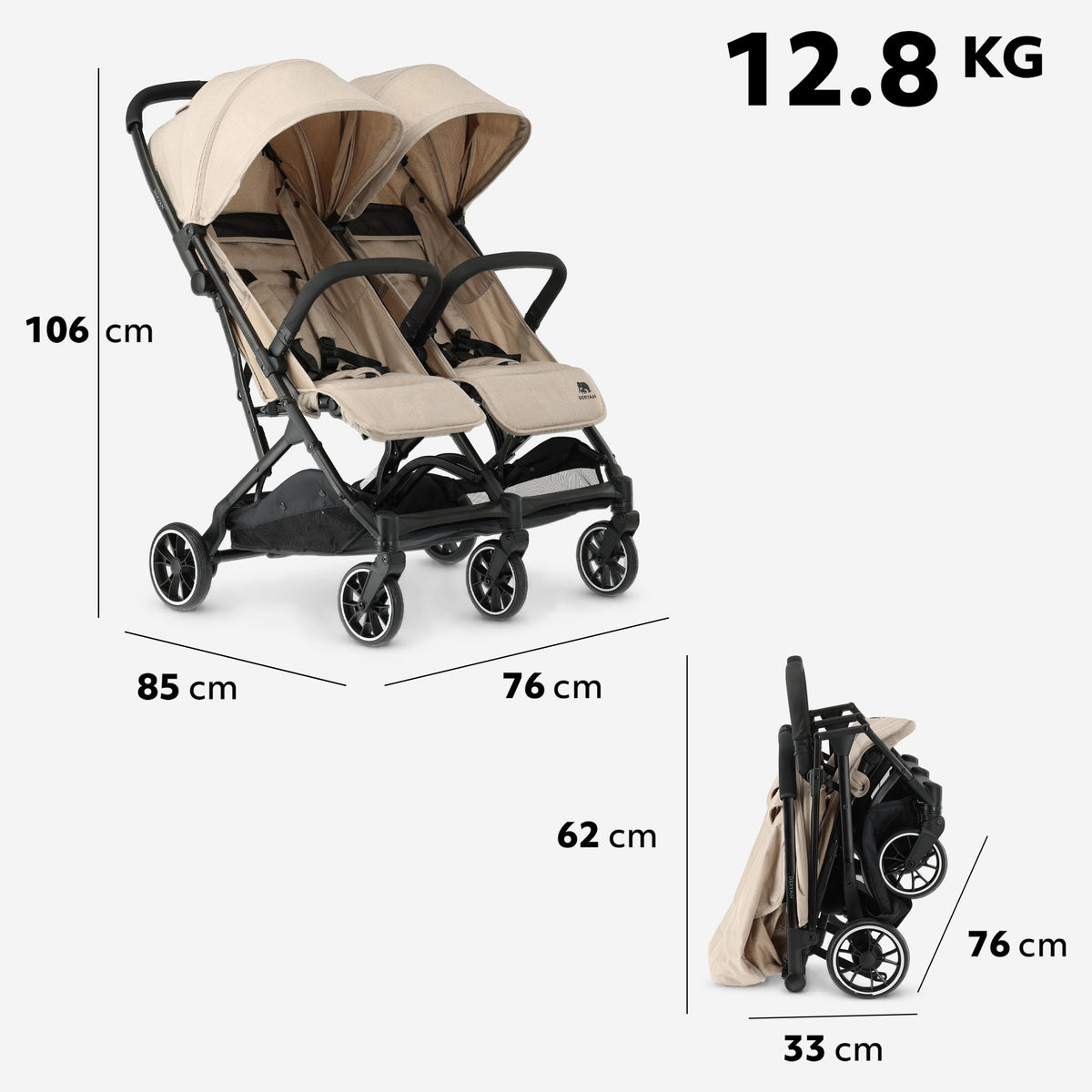 Rolo DuoBuggy X2 Naranja