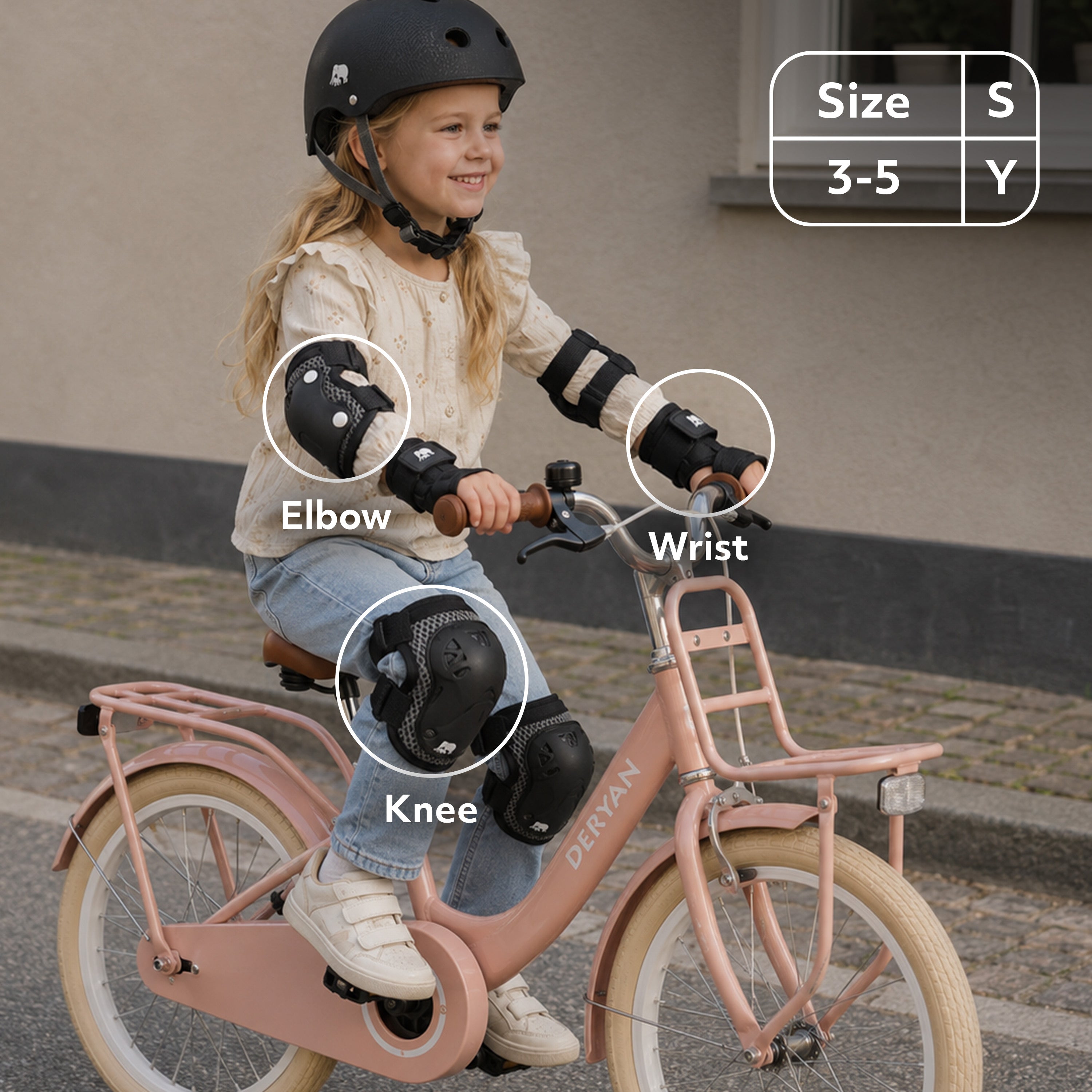 Safety Pads Zwart - S