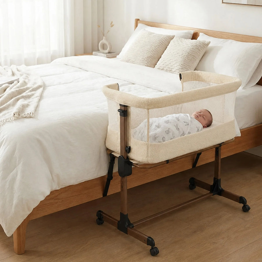 Co-Sleeper Snoozy-vugge – Teddy Nougat