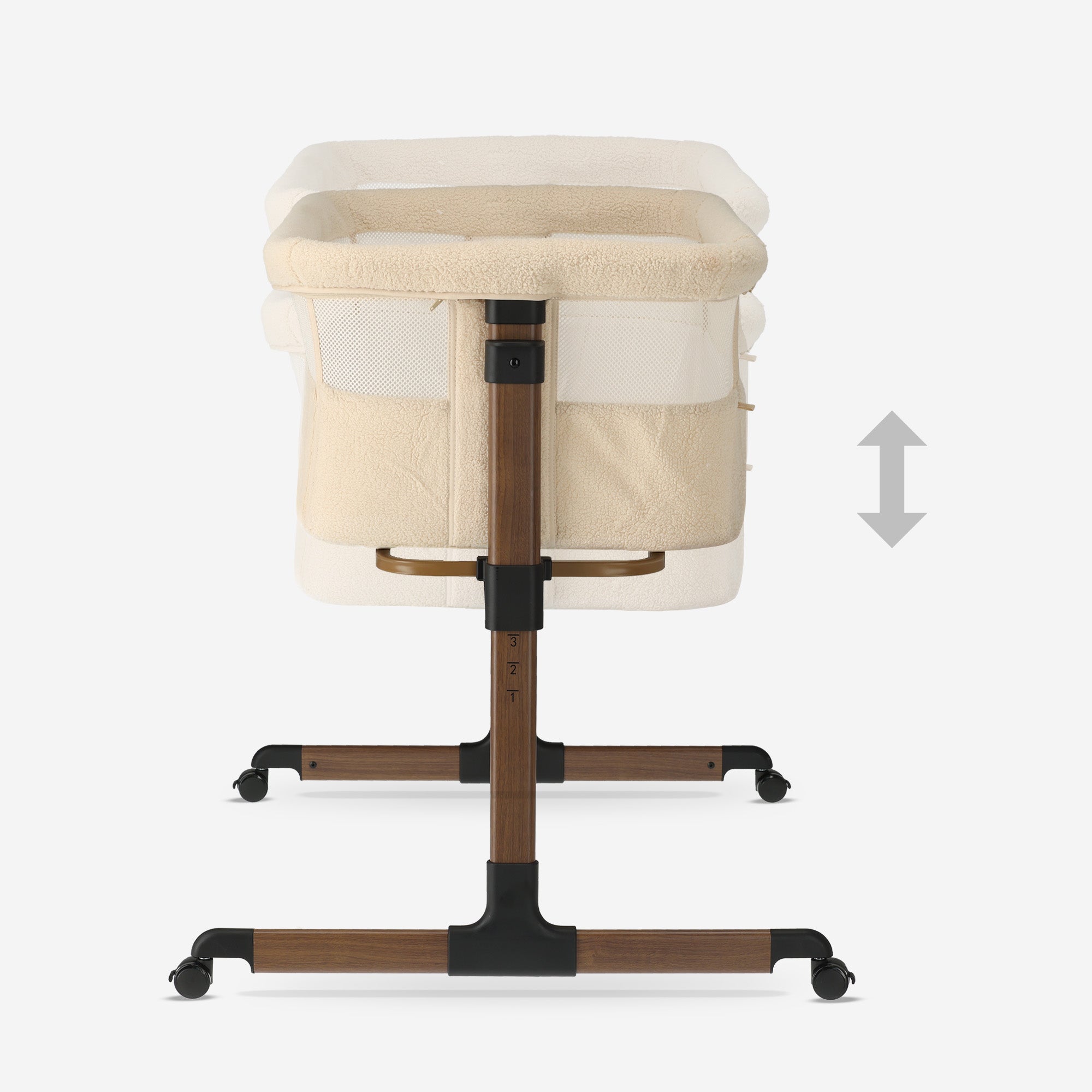 Snoozy Co-Sleeper Cradle - Teddy Nougat