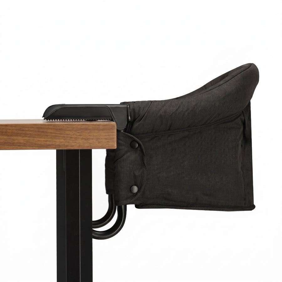 Silla infantil colgante plegable - Silla de comedor - Gris oscuro