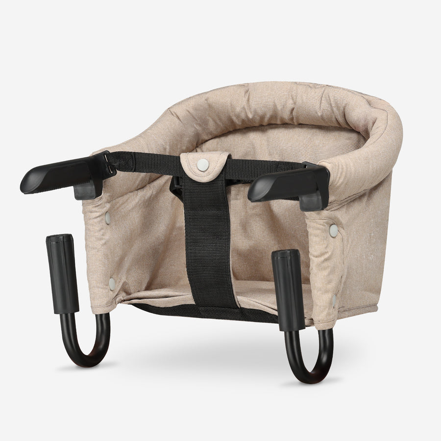 Silla infantil - Silla colgante plegable - Silla de comedor - Nougat