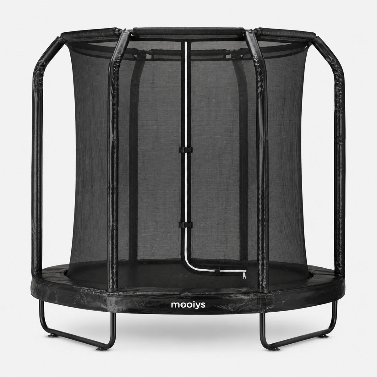 Kindertrampoline 244 cm met Veiligheidsnet en Ladder - Zwart