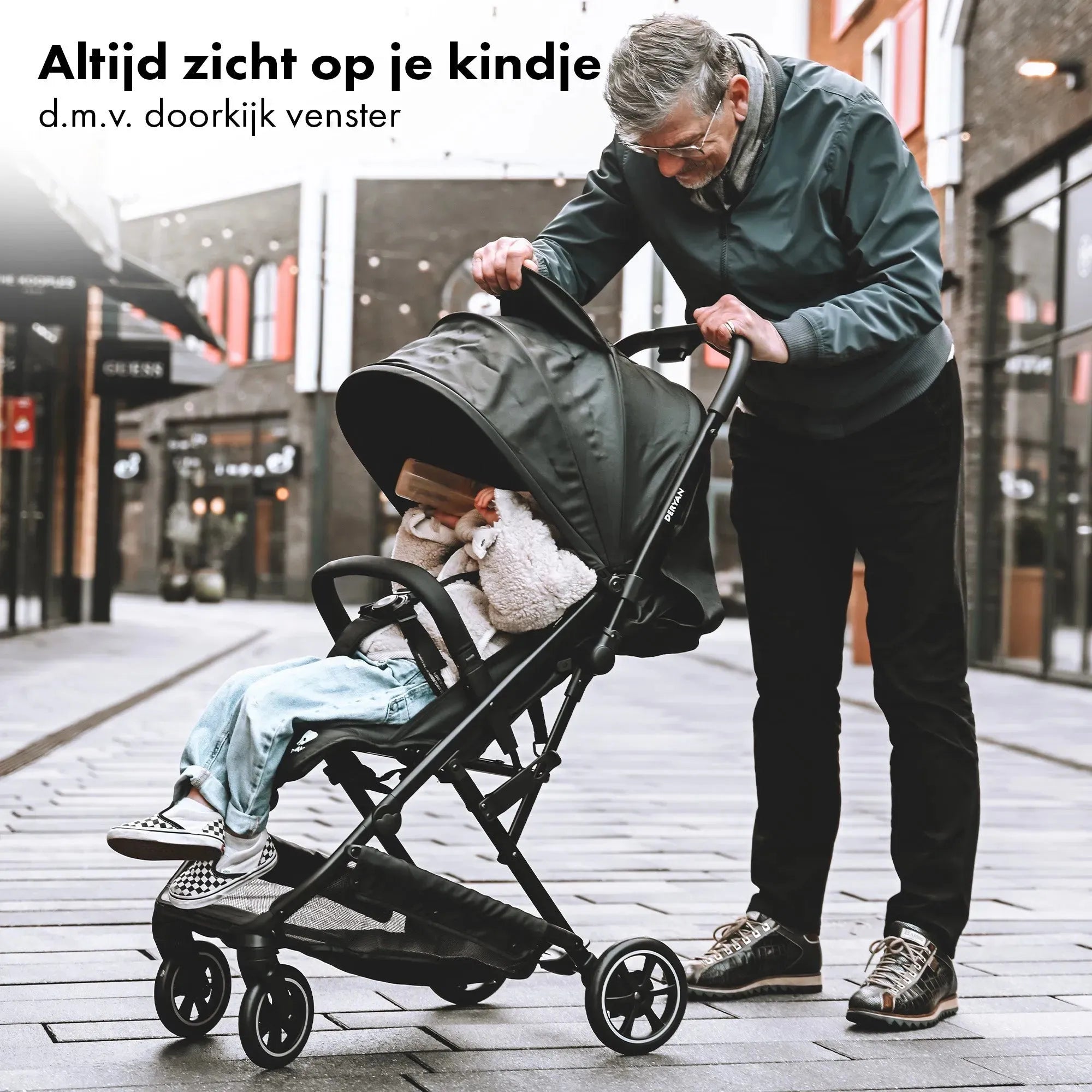 Deryan Easy baby carriage Compact and Comfortable Buggy for Traveling