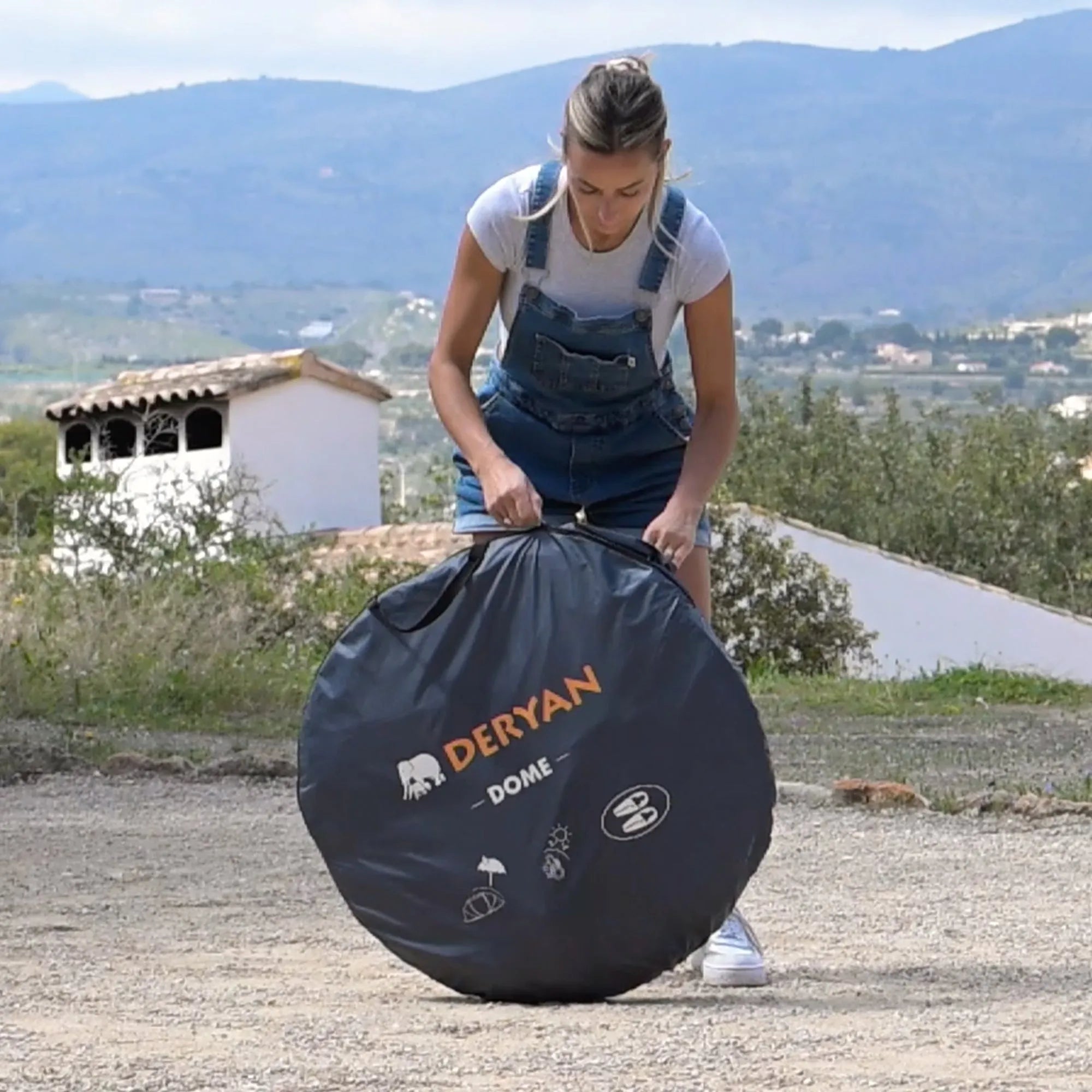 Pop Up Tent Dome - 2000MM Water Column - Cream