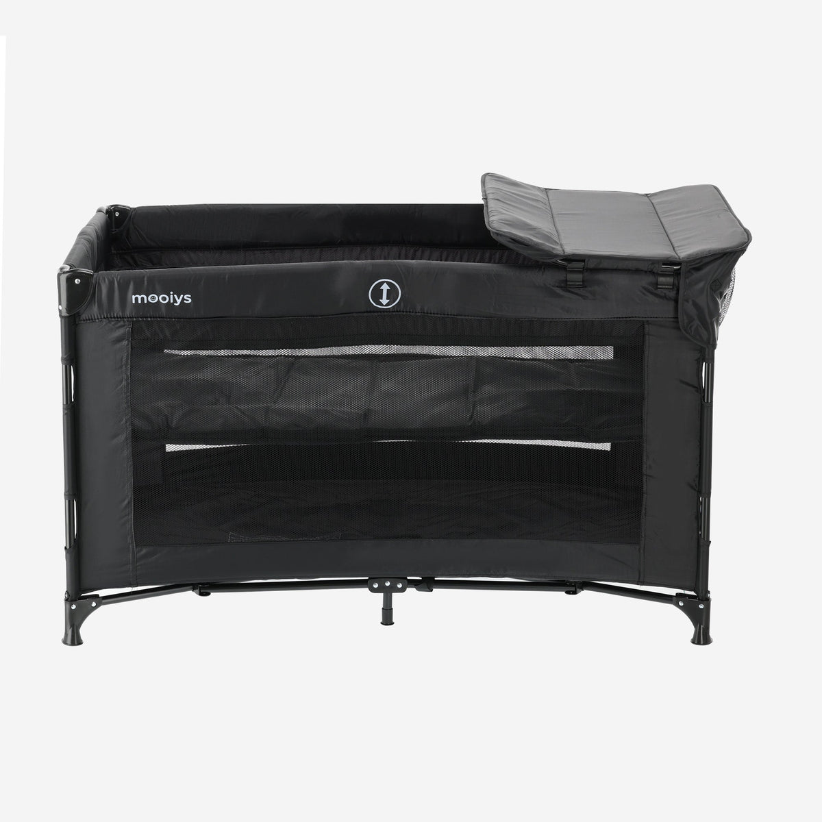 Mooiys Campingbed 120x60cm - Zwart