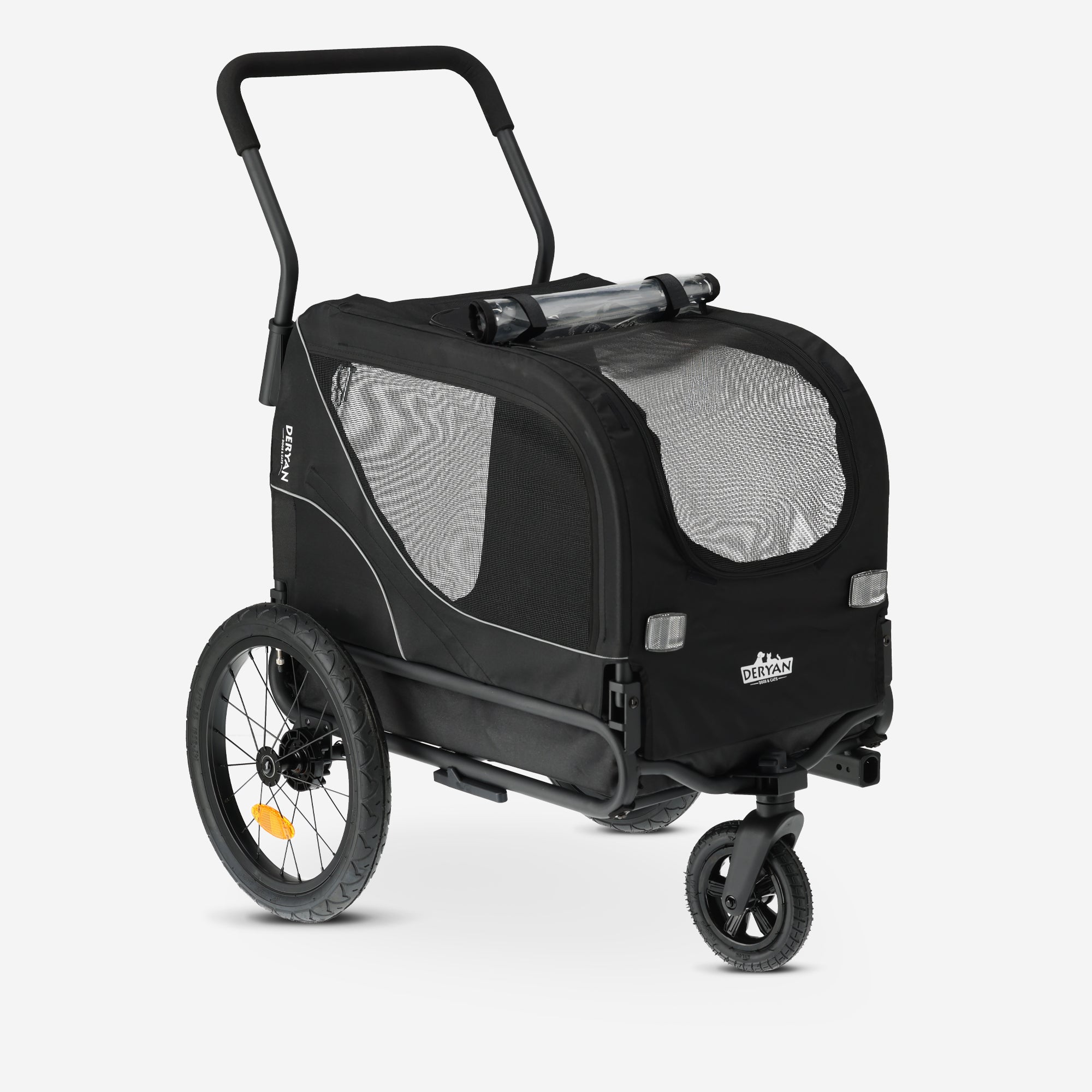 Faltbarer Hundefahrradanhänger Bis zu 20 kg E-Bike geeignet