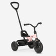 DERYAN pink foldable tricycle with push bar, lightweight, compact size