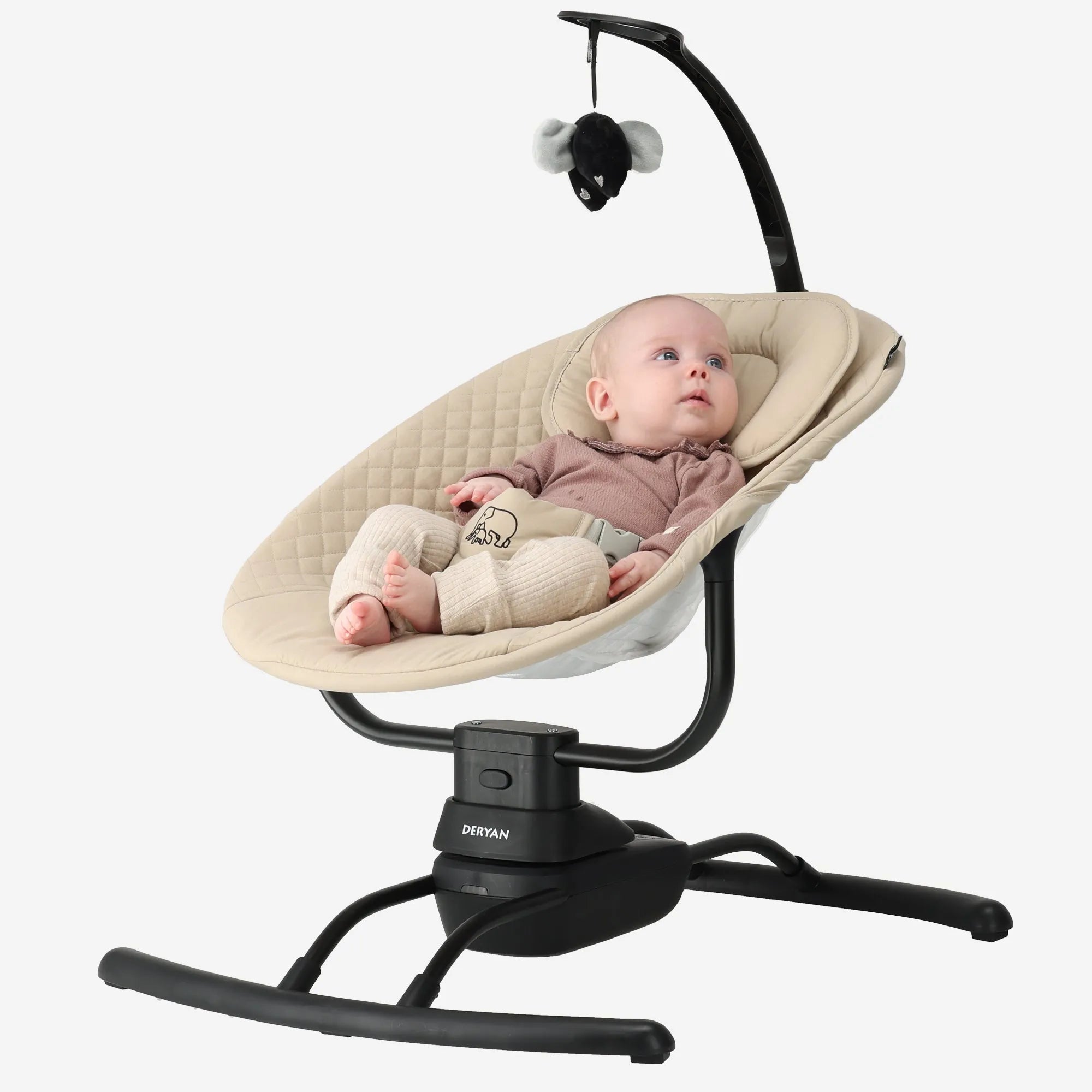 Jacky Cream Electric Baby Swing