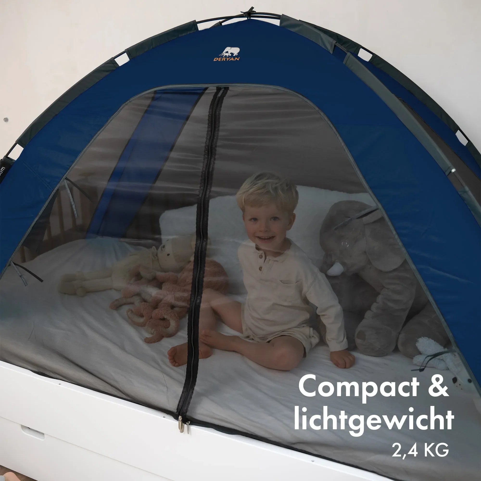 Deryan Bed tent, 200 x 90 x 100 cm, Silver Deryan Bed tent, 200 x 90 x 100 cm, Silver
