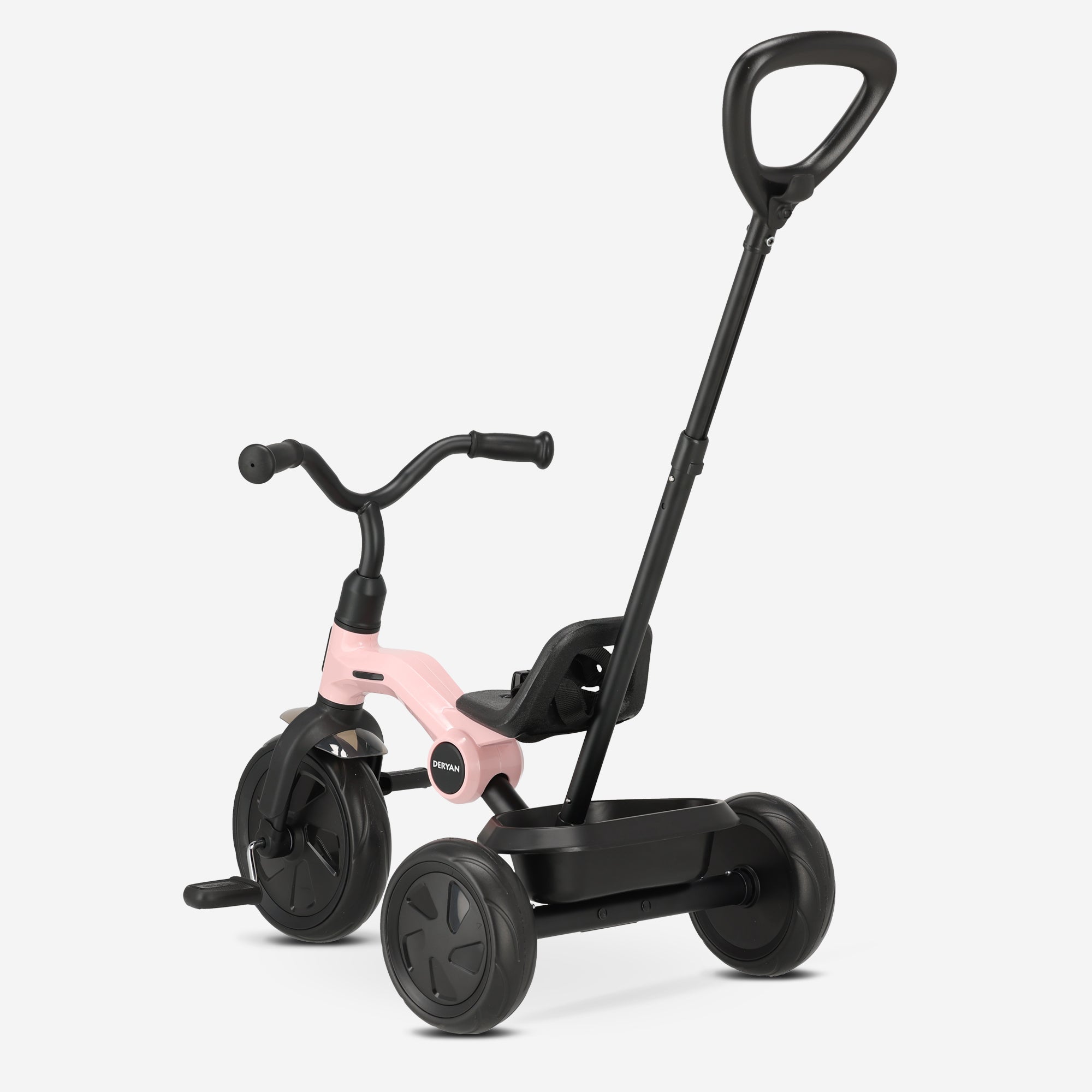Drifter Tricycle with push bar Rosé 