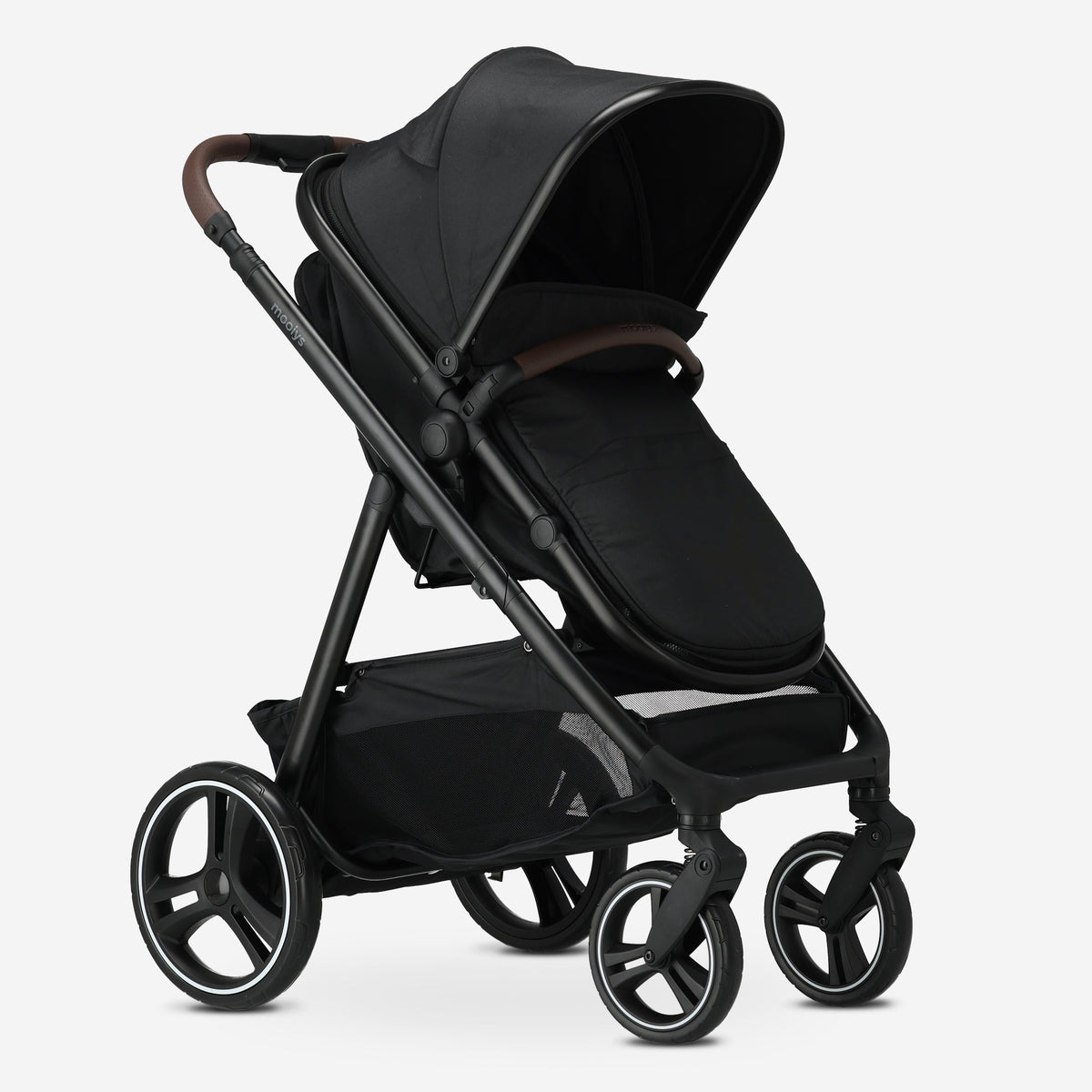 Mooiys Luca 3-in-1 Stroller - Multifunctional Stroller - Includes Car Seat - Black