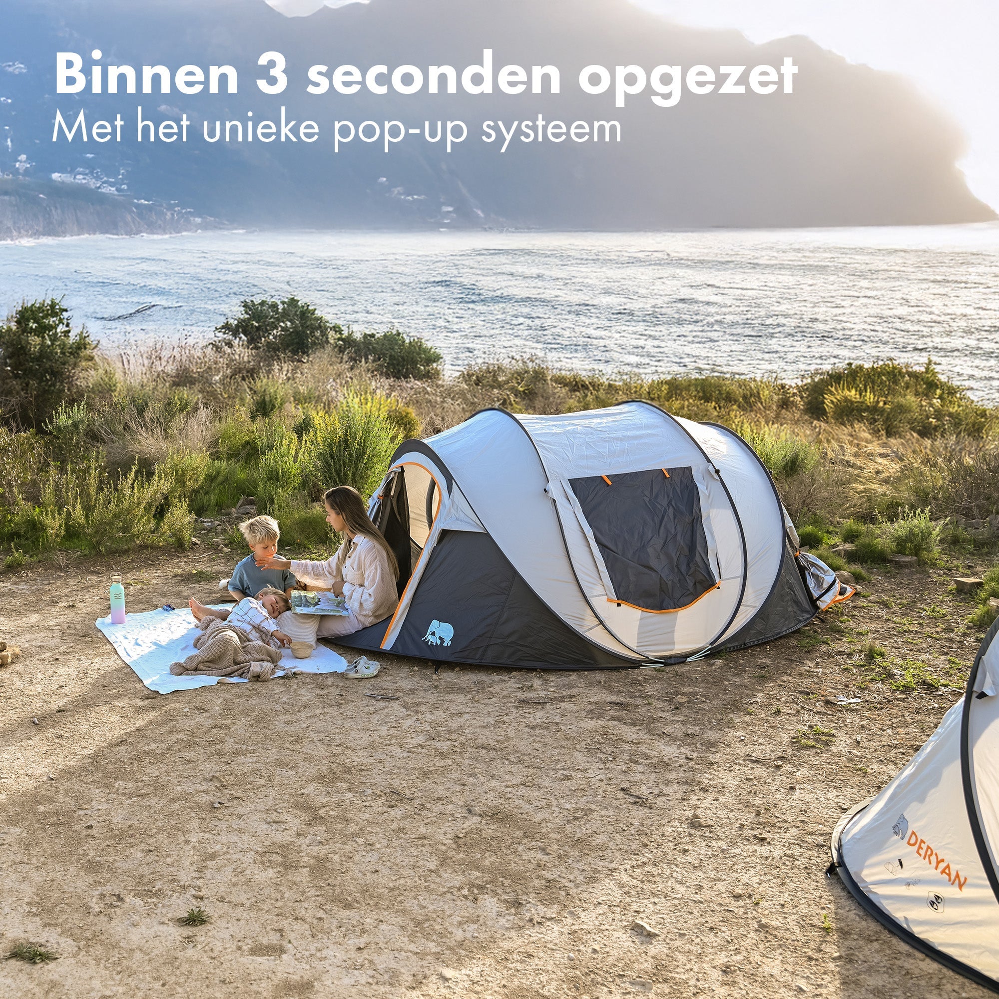 Pop-up-Zelt 2000 mm Wassersäule für 4 Personen