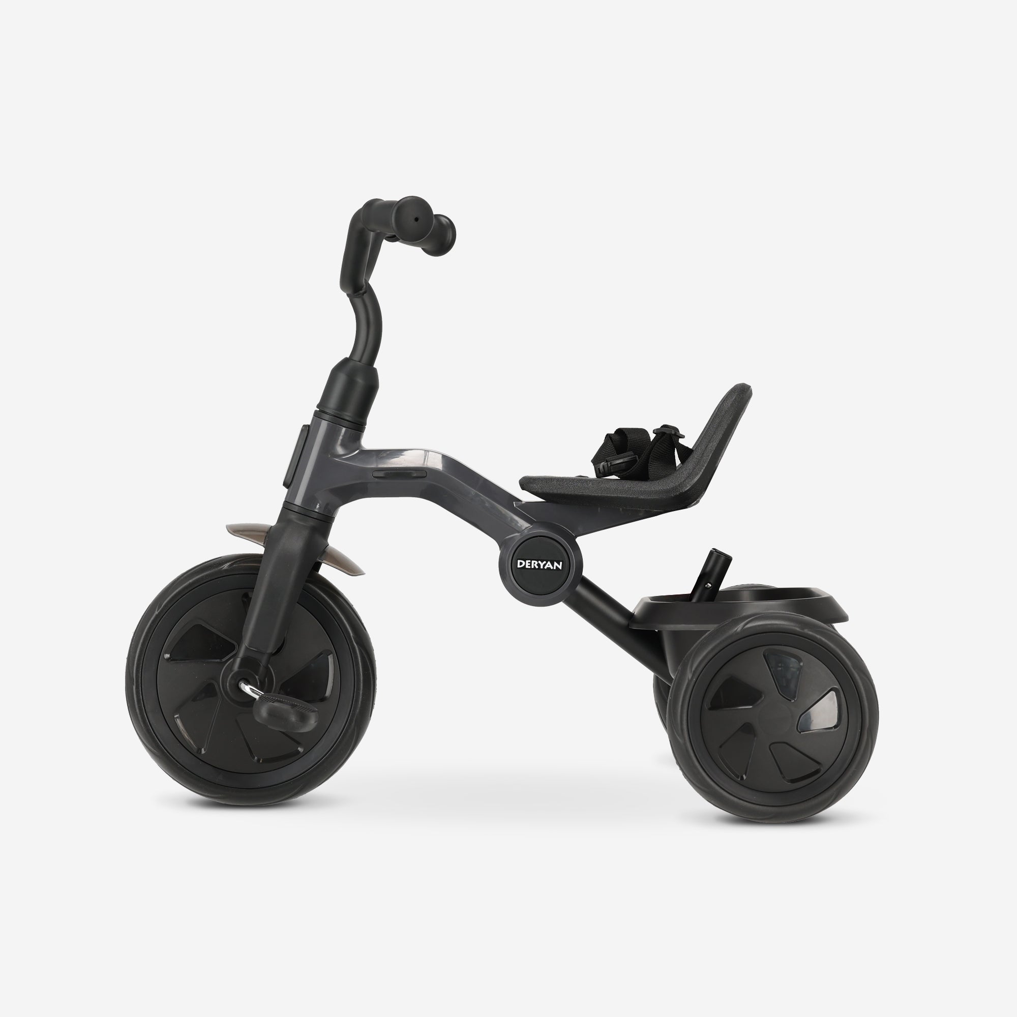 Drifter Tricycle with push bar Black