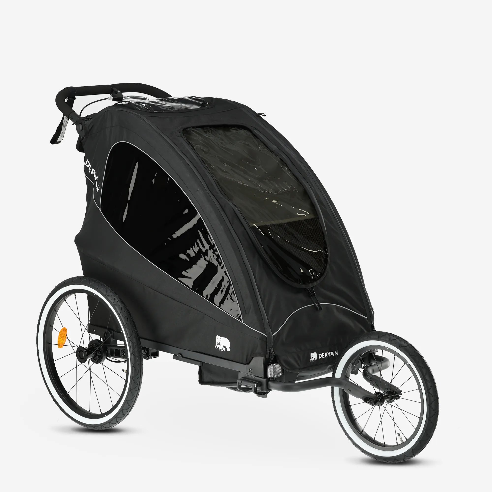 Luxury Bicycle Trailer - bike trailer, stroller and running stroller - 1 person