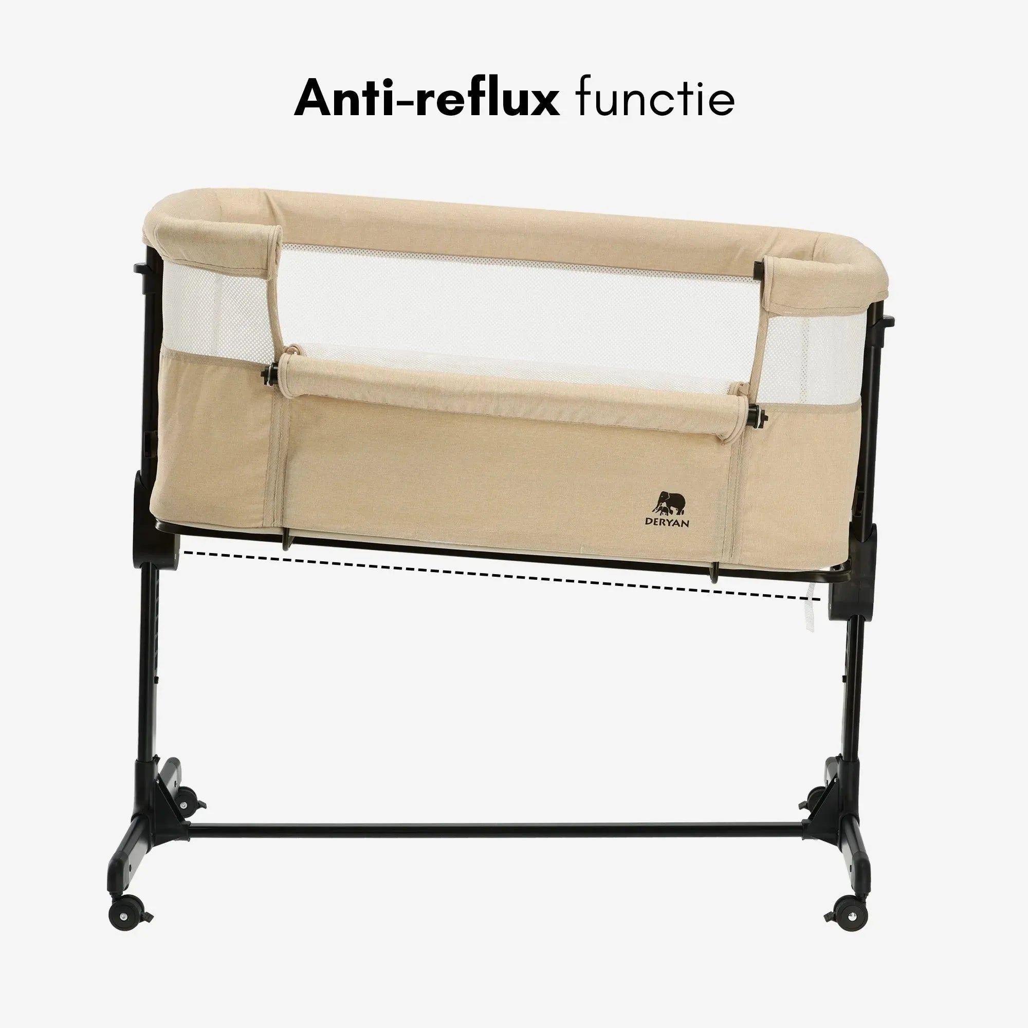 Co-Sleeper Snoozy Crib - Sand Melange