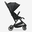 Easy Luxe Lättviktig Buggy Black kompakt hopfällbar manövrerbar passar i flygplanets bagagehyllor som handbagage