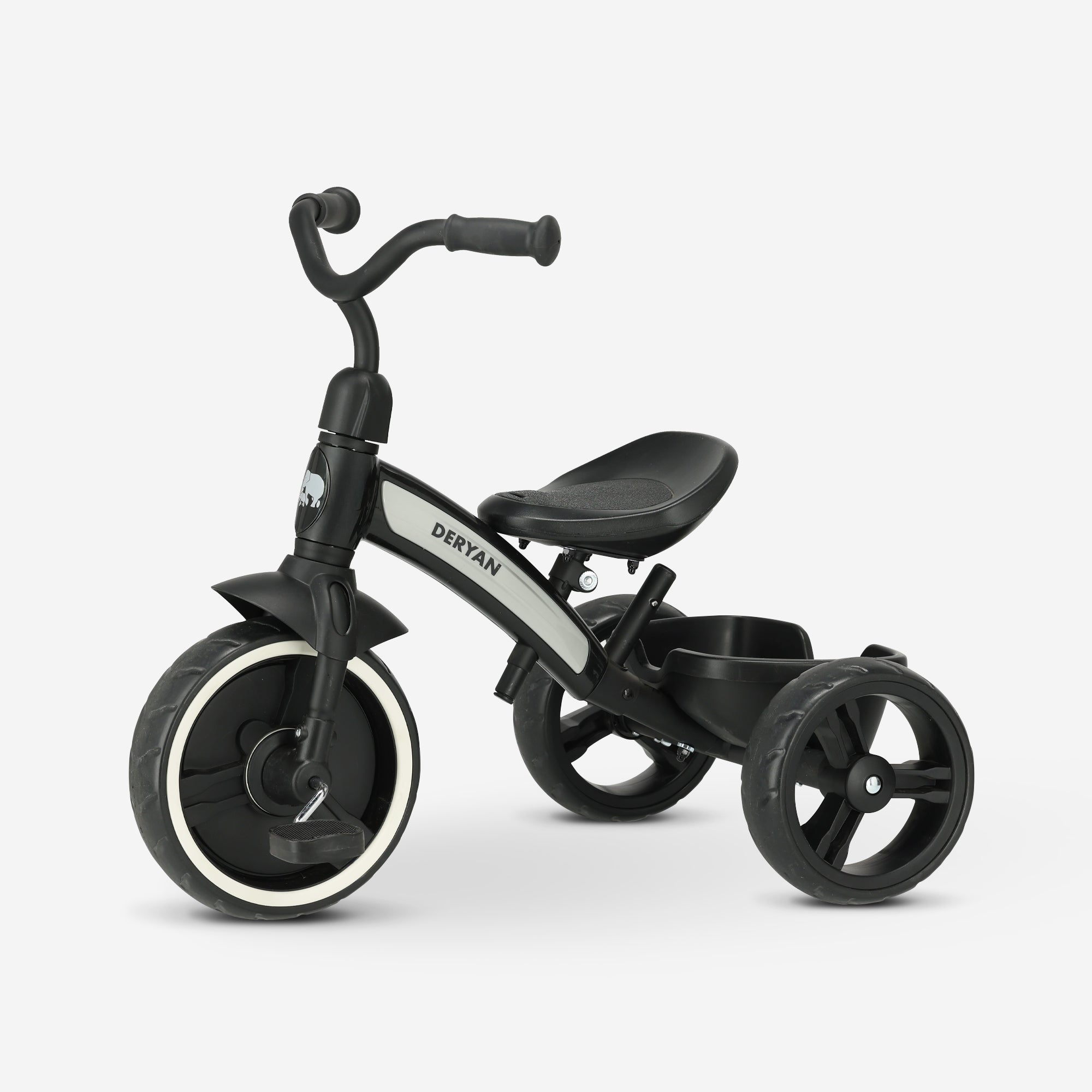 Tricycle with push rod
