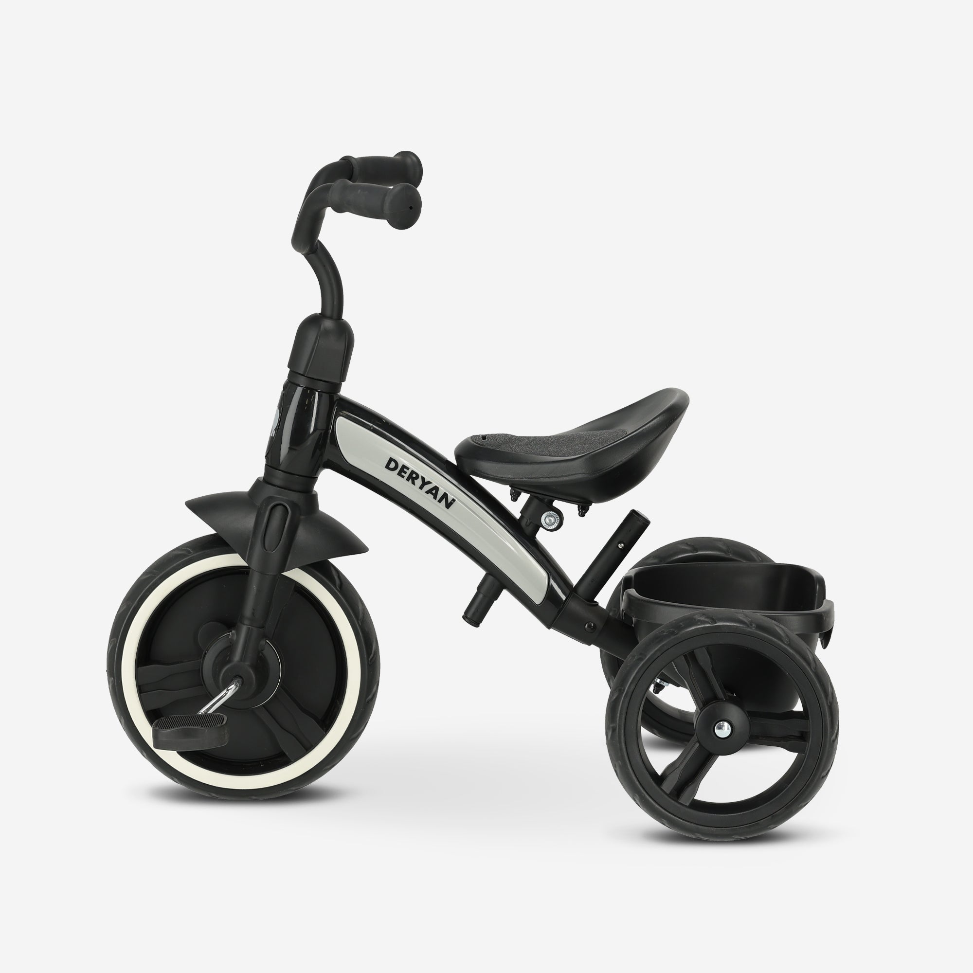 XJD Triciclo 3 in 1 per bambini e ragazze da 10 a 36 mesi senza pedali per bambini con regolabile sedile manubrio e pedali smontabili 1 anno regalo di compleanno - Giochi